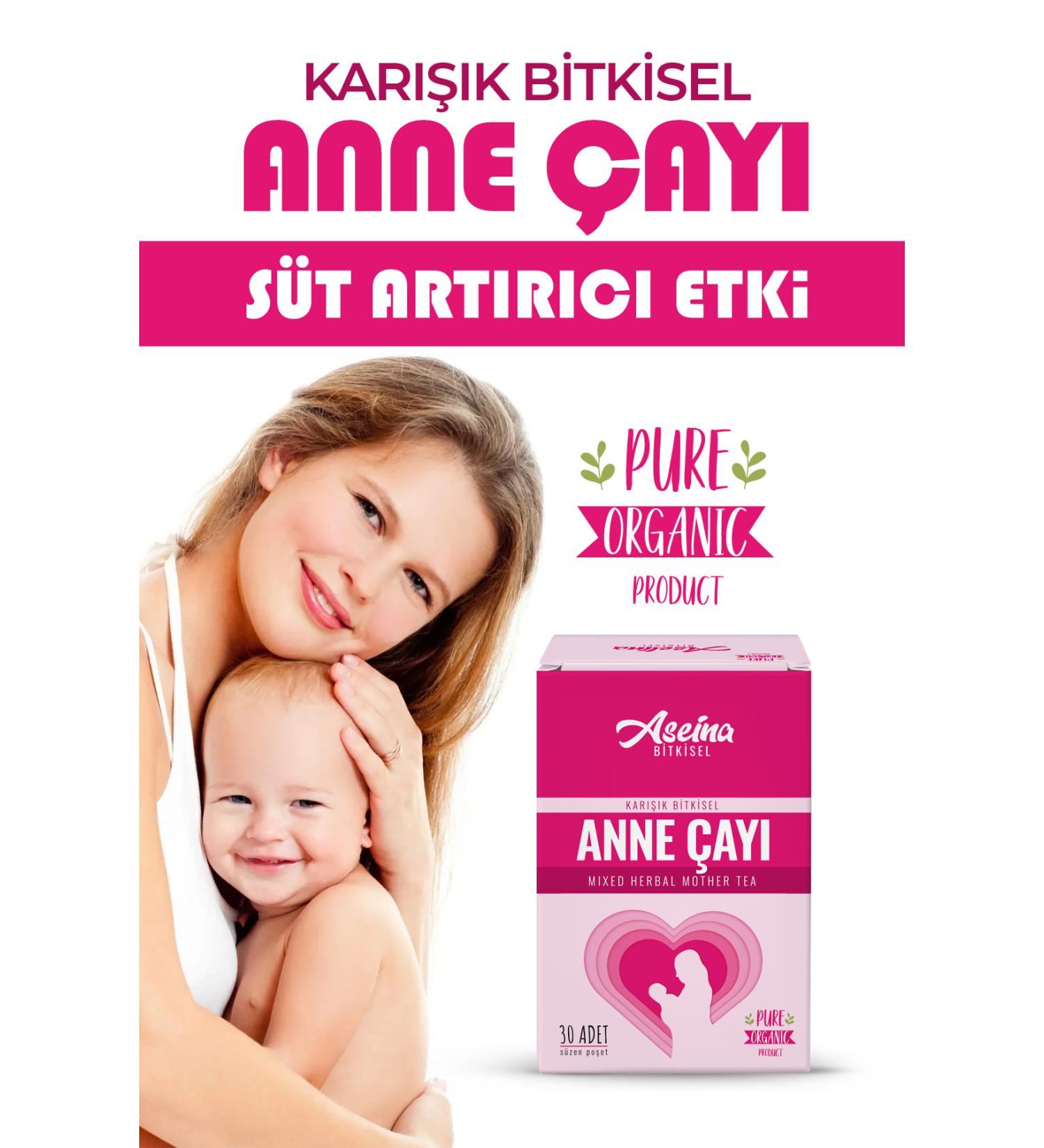 Aseina Mother Tea Milk-increasing Indigestion-relieving herbal mixture for breastfeeding mothers 30 pcs (1 PIECE)