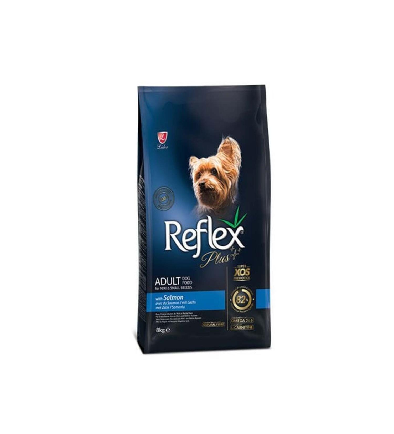 Reflex Plus Mini Small Salmon Small Breed Adult Dog Food 8 Kg - Petshopundan