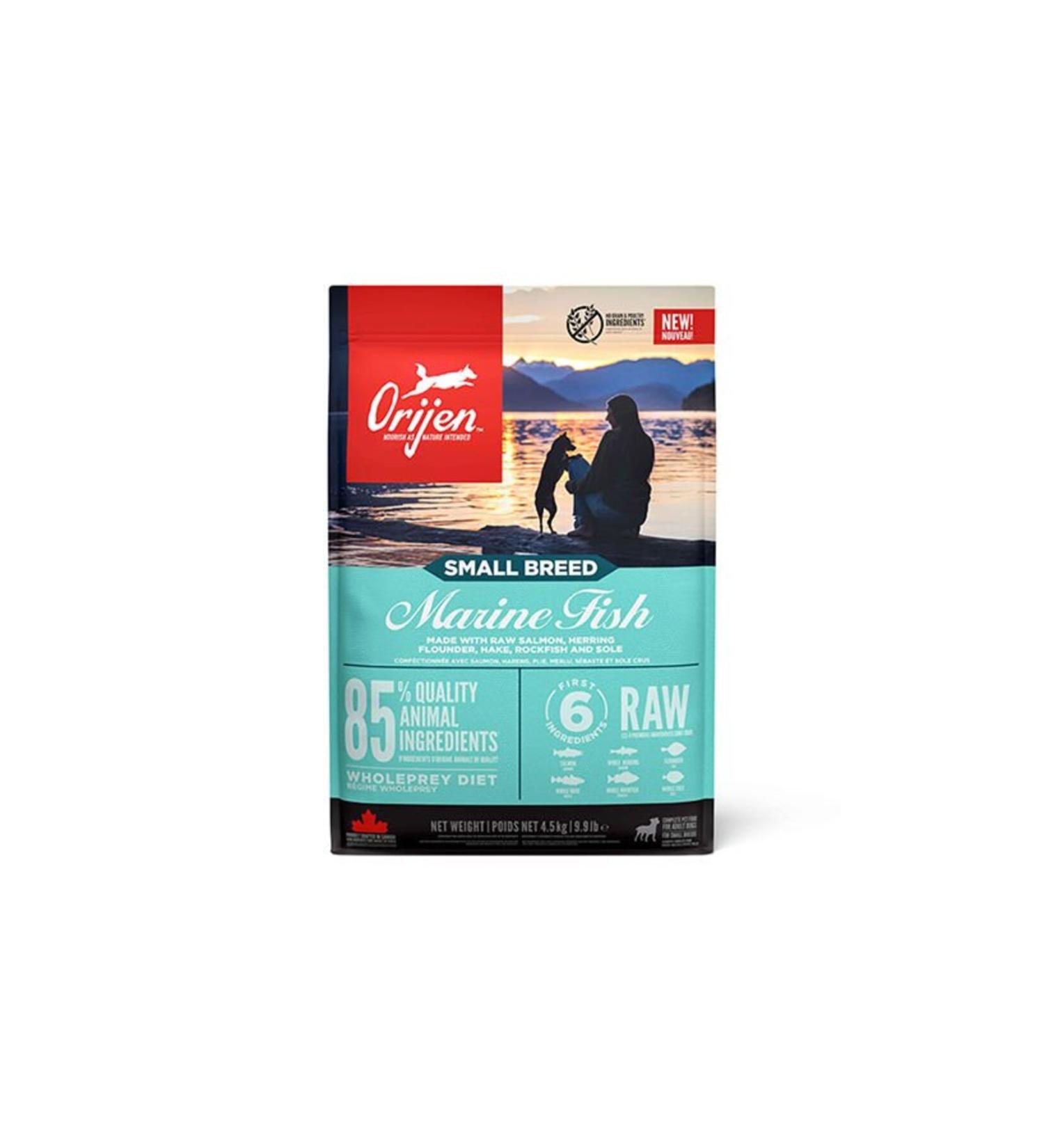 Orijen Small Breed Marine Fish Small Breed Adult Dog Food 4.5 Kg - Petshopundan