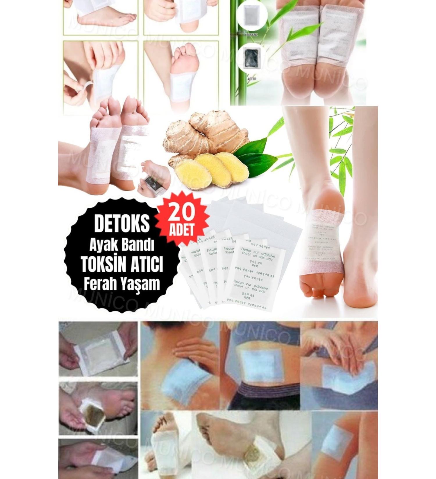 Gaggani Energizing Detox Foot Patch - Deepen Your Sleep with 20 Bamboo Vinegar Foot Mask
