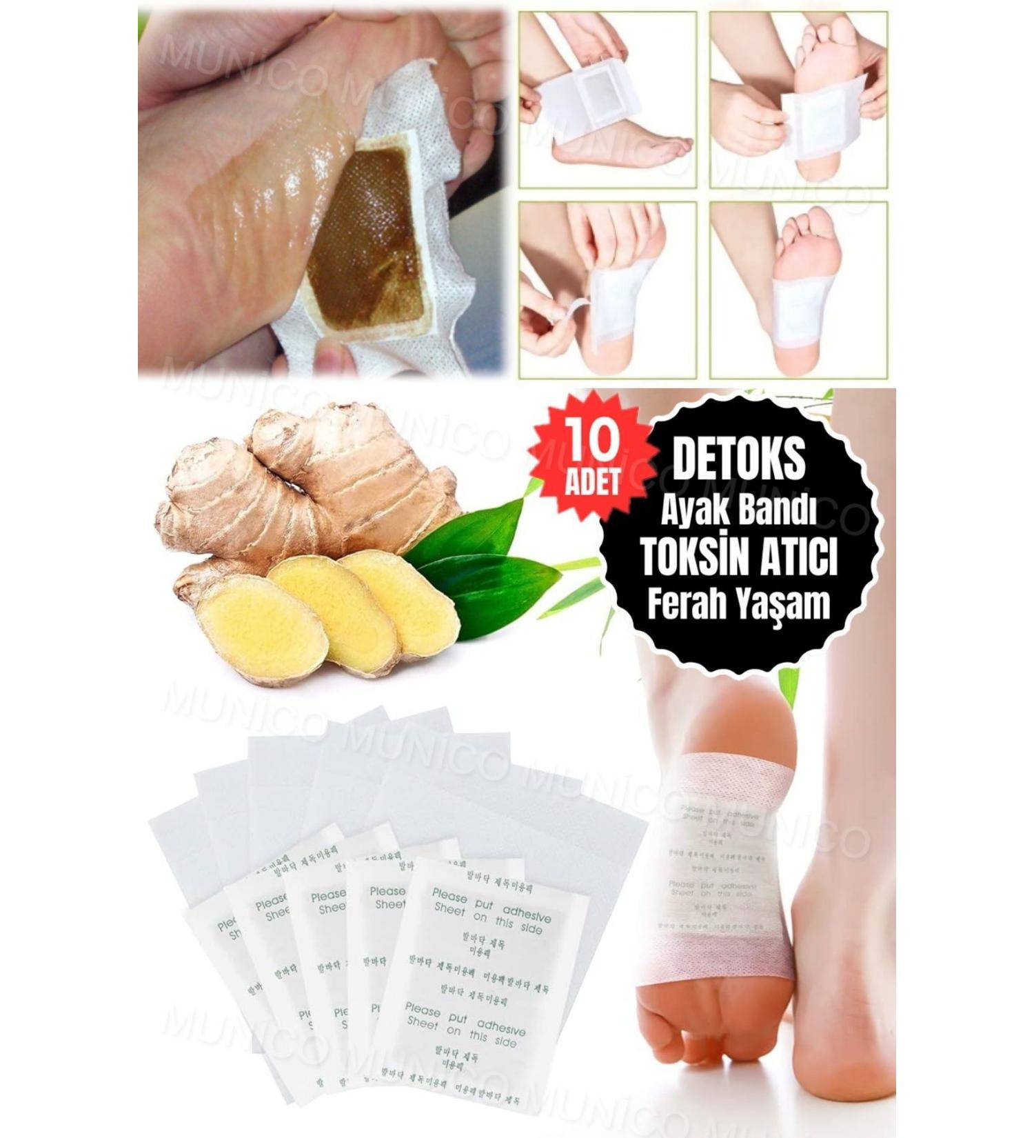 Gain Vitality Through Toxin Purification Boost Your Daily Energy with 10 Piece Detox Foot Patches