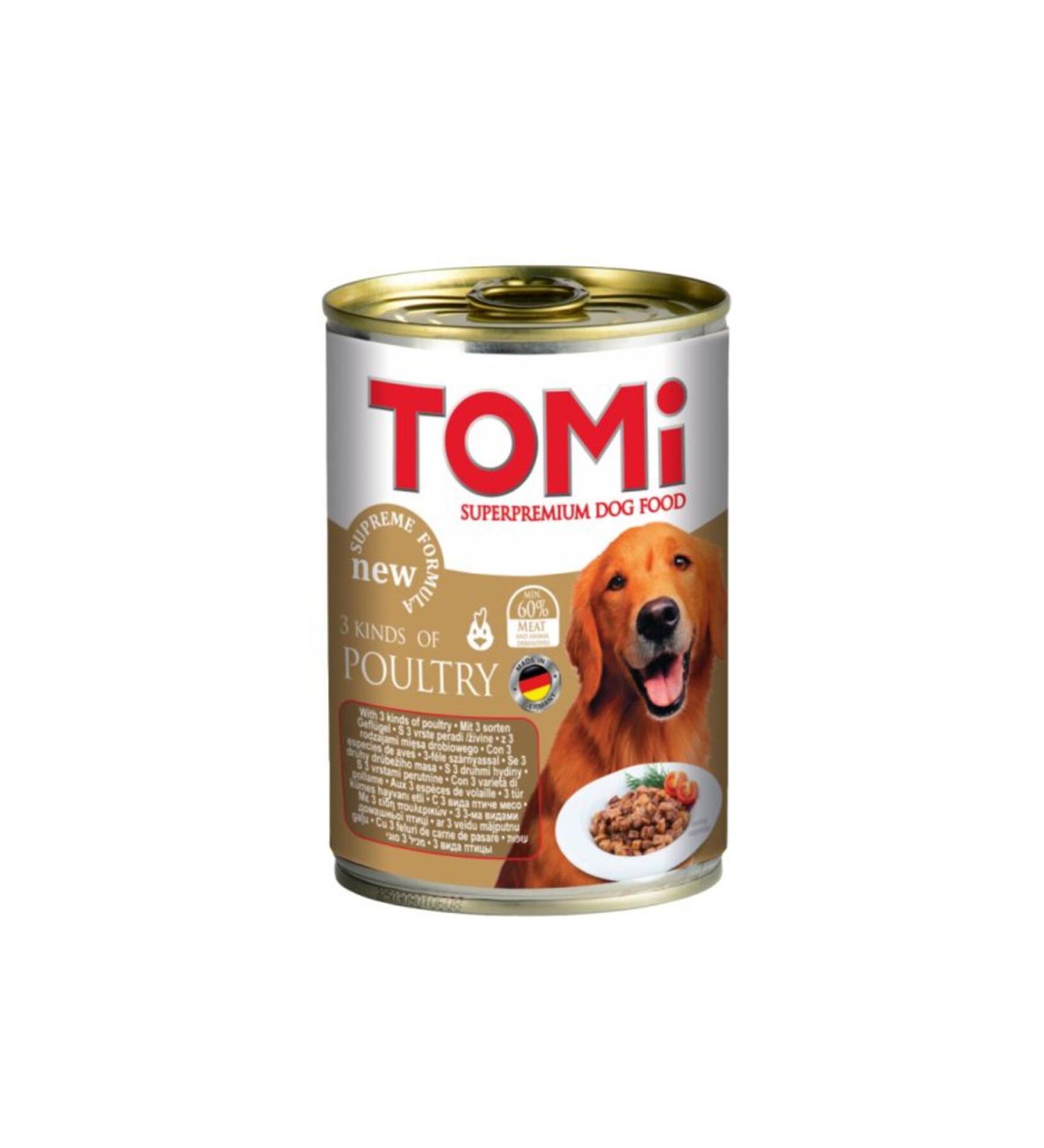 Tomi Poultry Dog Canned Food 400 Gr (STT.9/2026) - From Petshop