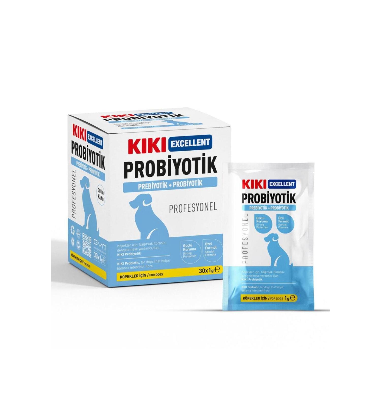 Furlo KIKI Excellent Dog Probiotic & Prebiotic Sachet 1 gr. 30 Pieces (Box) - Petshopundan