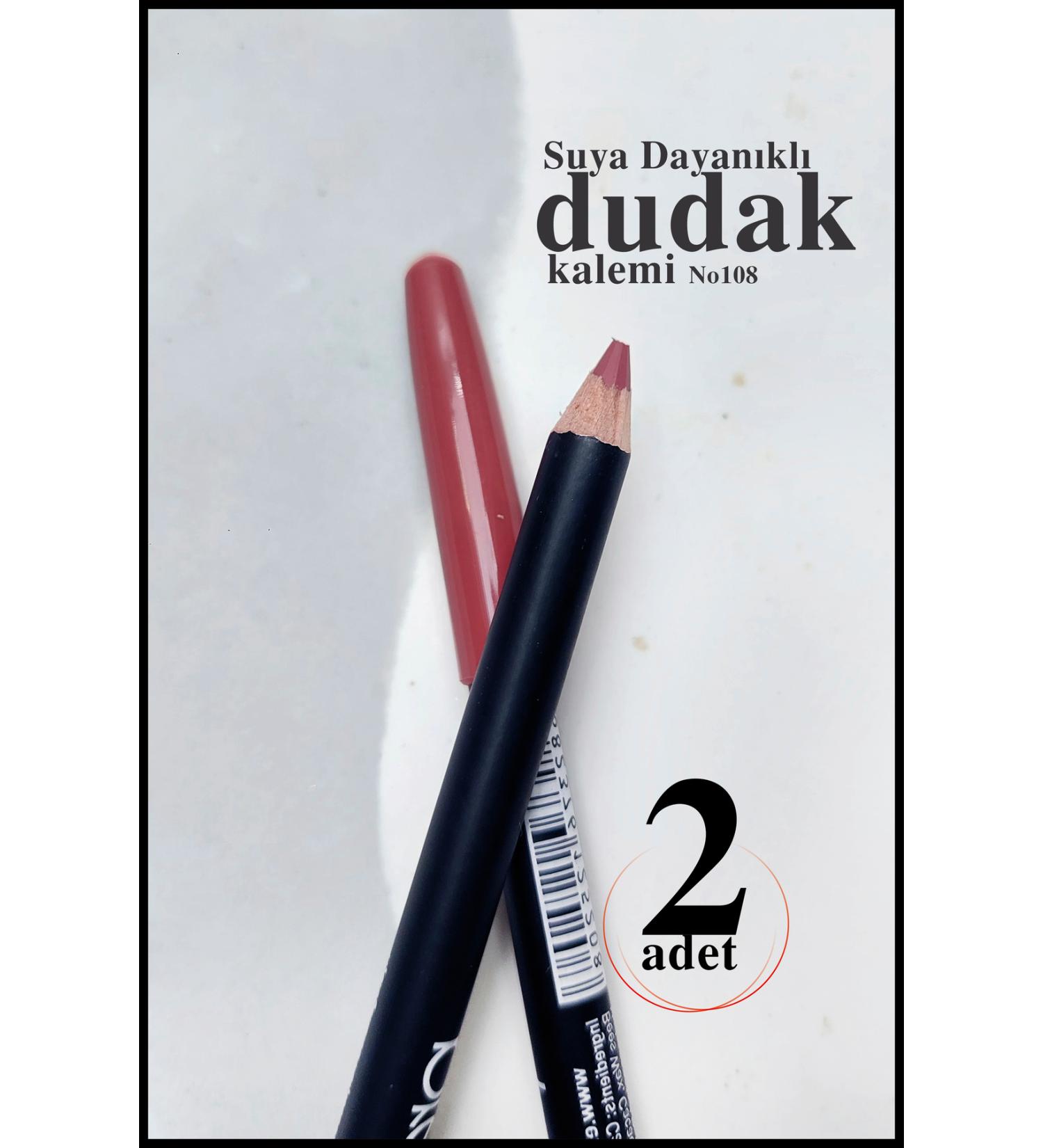 GXMPRO 2 Pieces Lip Pencil Waterproof Lipliner