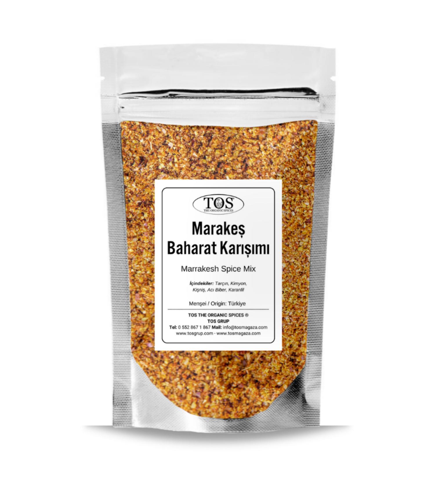 TOS The Organic Spices Marrakech Spice Blend 250 gr Marrakech Spice Blend - Premium Quality | Spice Mix