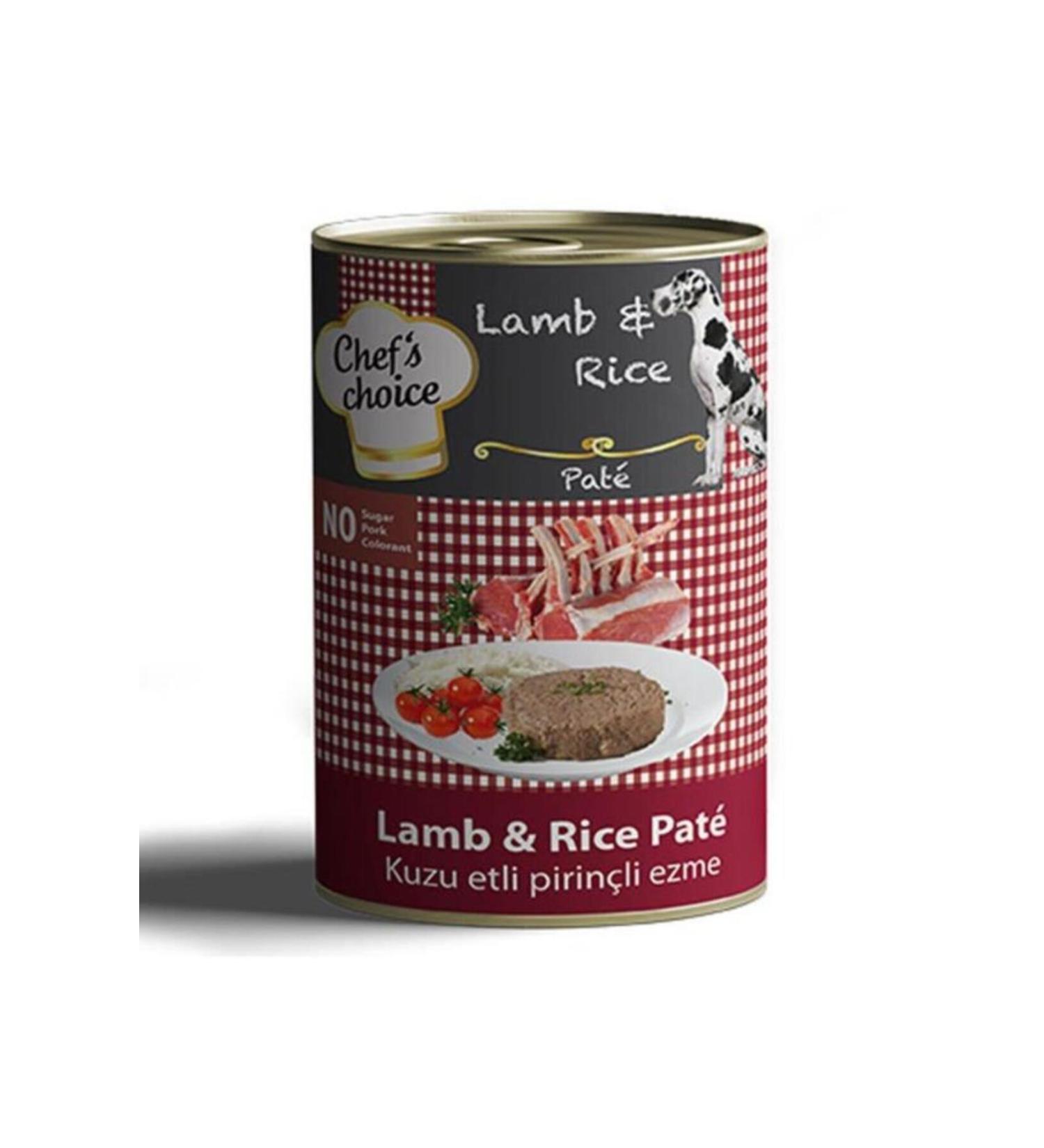 Chefs Choice Adult Dog Canned Minced Lamb 400 gr - Petshopundan