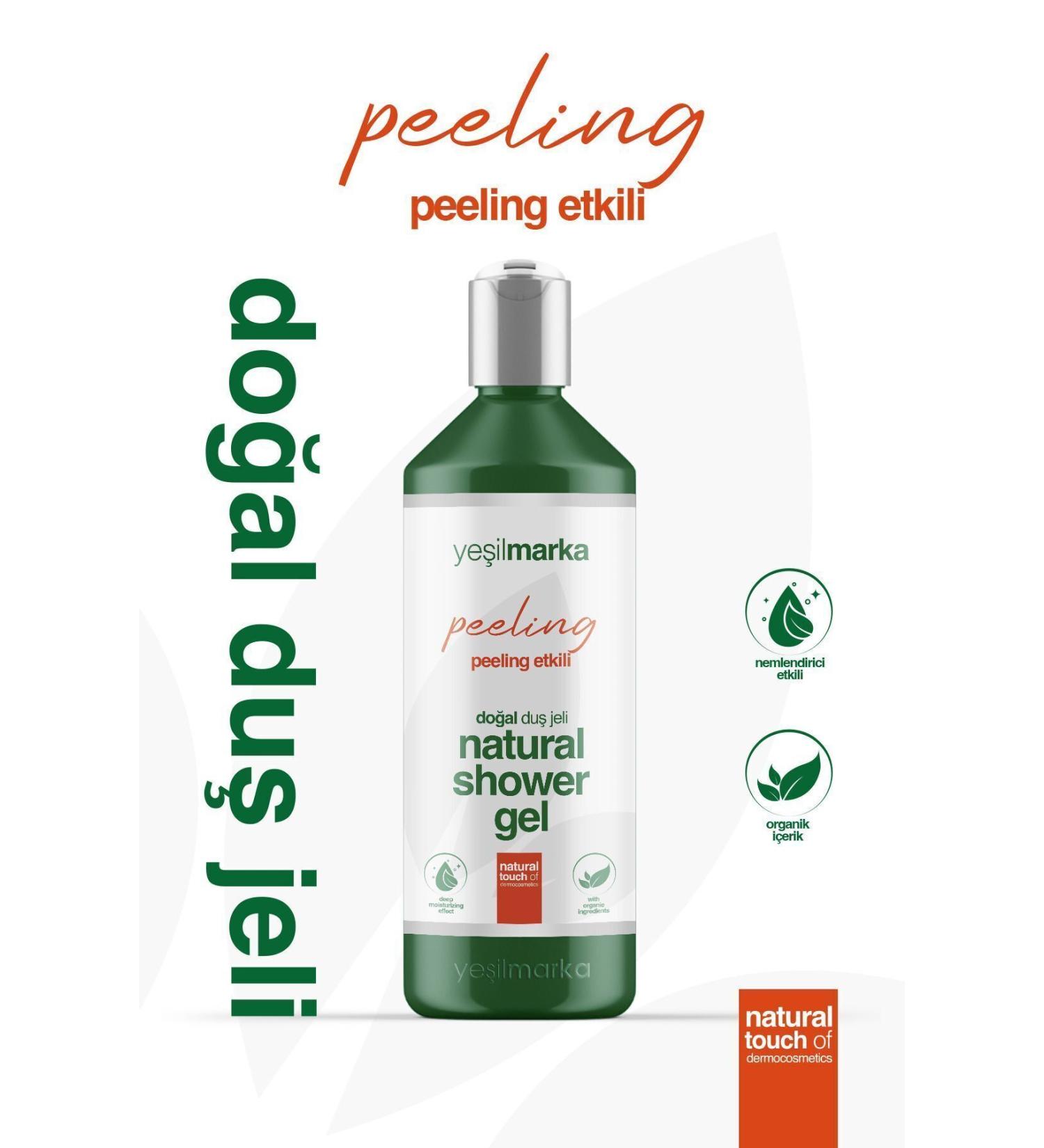 ye ilmarka Natural Shower Gel - Peeling Effect - Sulfate-Free Silicone-Free Vegan Organic Shower Gel - Buy Online on GoSupps.com