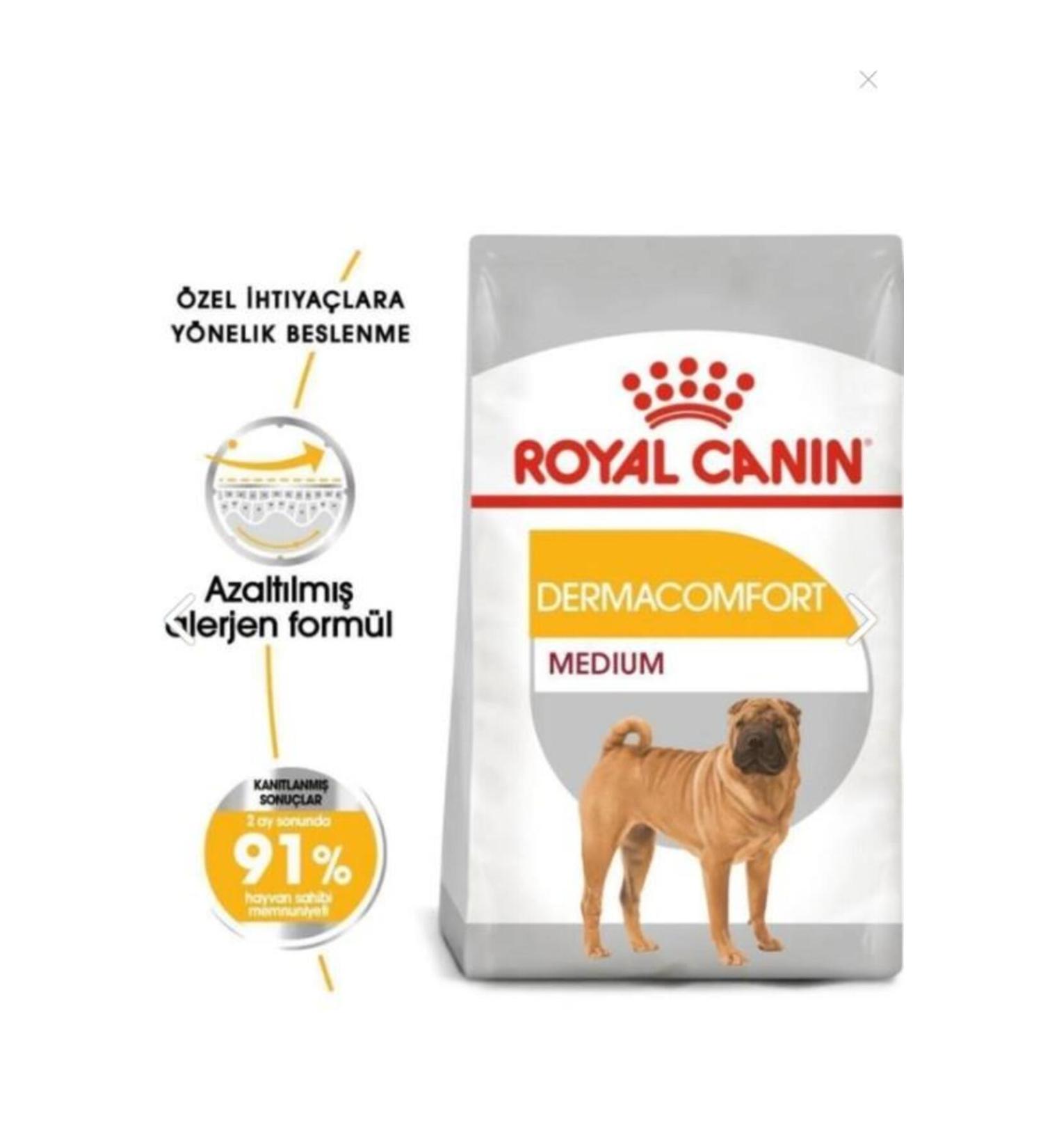 Royal Canin Dog Ccn Medium Dermacomfort Dog Food 12 Kg
