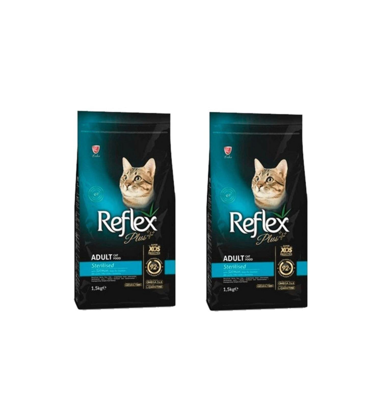 Reflex Salmon Sterilized Cat Food 1.5 kg x 2 Pieces