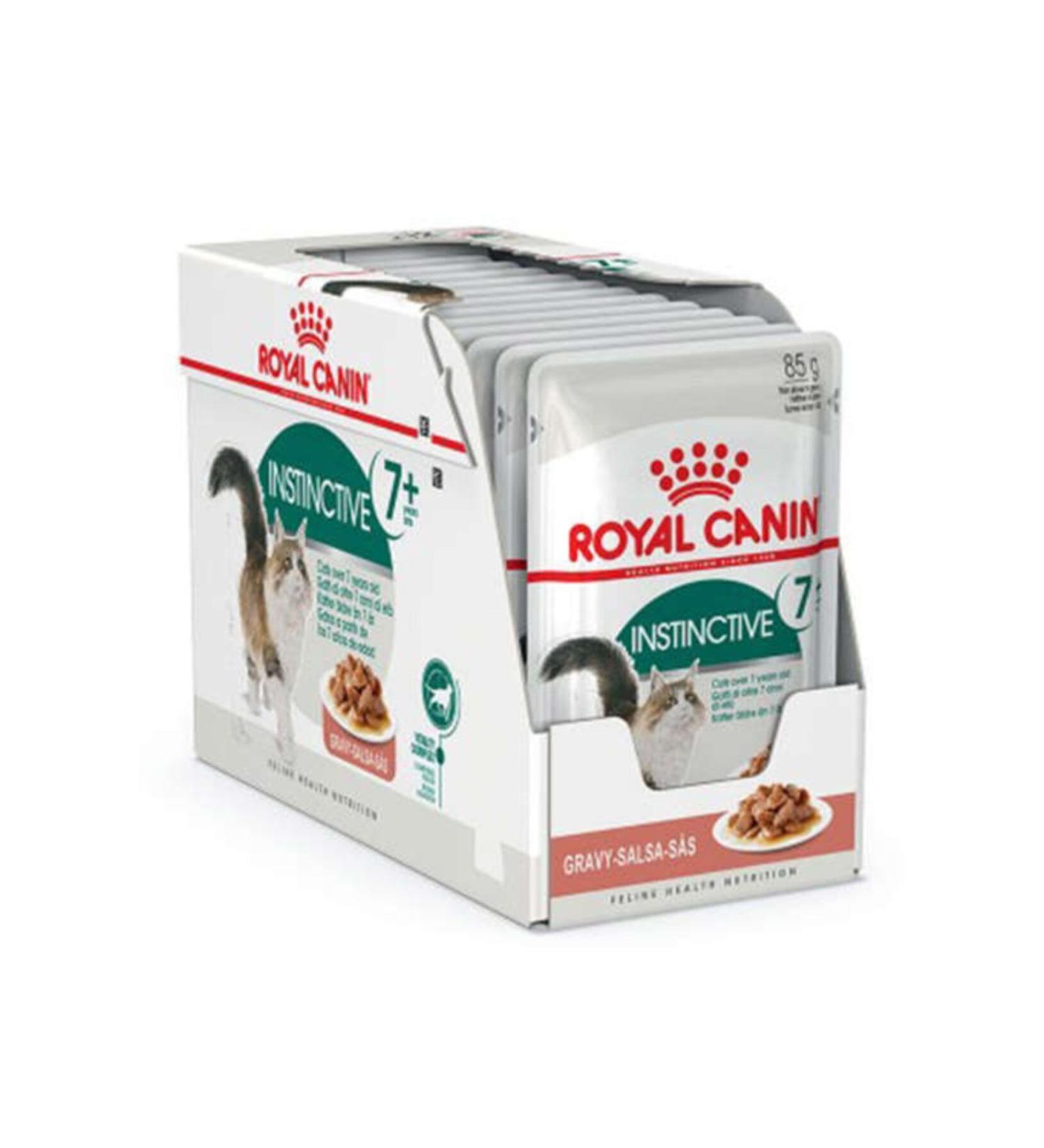 Royal Canin 12-Piece Gravy Instinctive +7 Old Cat Wet Food 85 Gr
