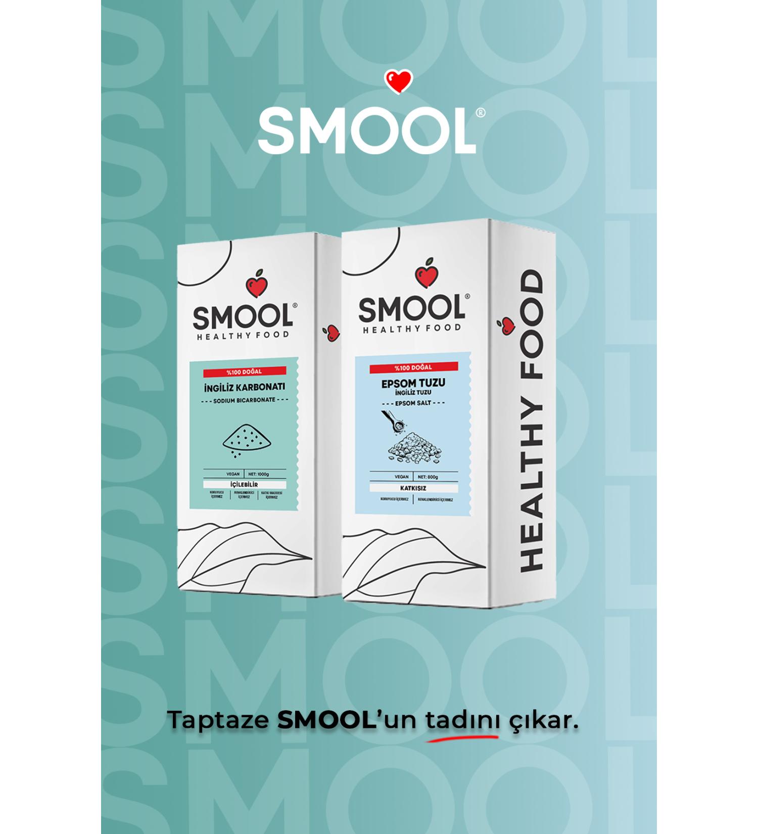 SMOOL SET OF 2 ENGLISH CARBONATE (1000 GR) + EPSOM SALT (800 GR)