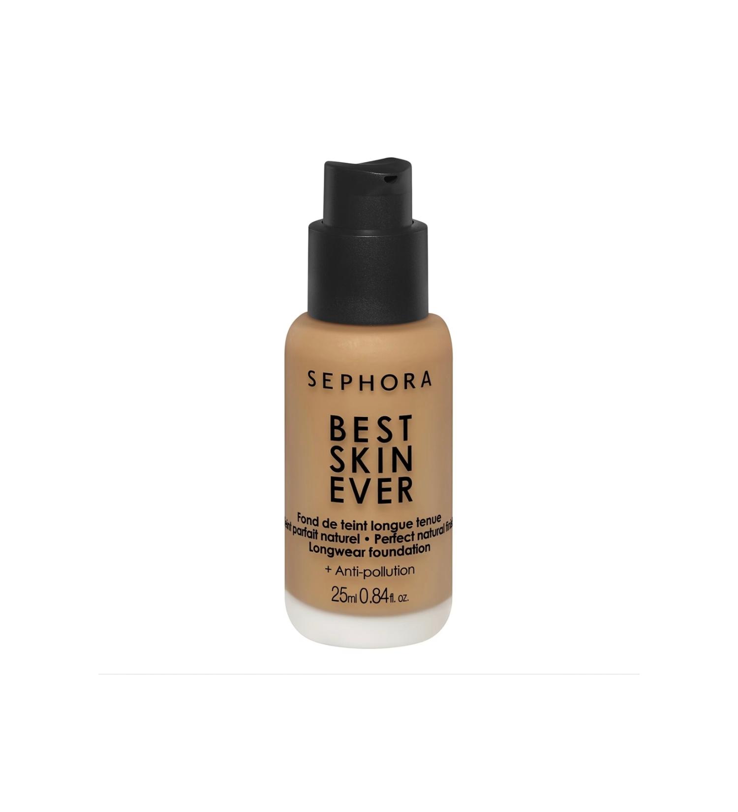Sephora Best Skin Ever Liquid Foundation Texture: Liquid Coverage: Medium Finish: Satin Skin Type: All Skin Types