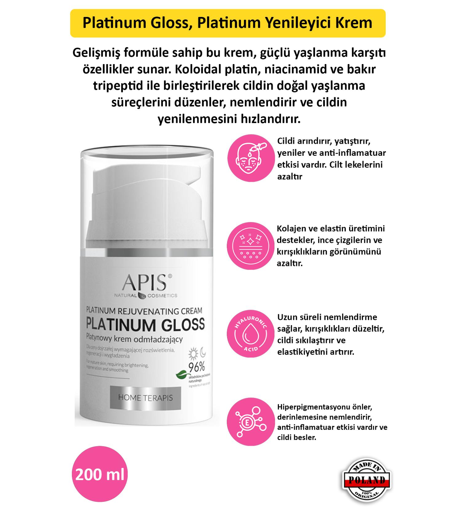 Apis Natural Cosmetics Home Therapist Platinum Radiant Renewing Cream 50 ml