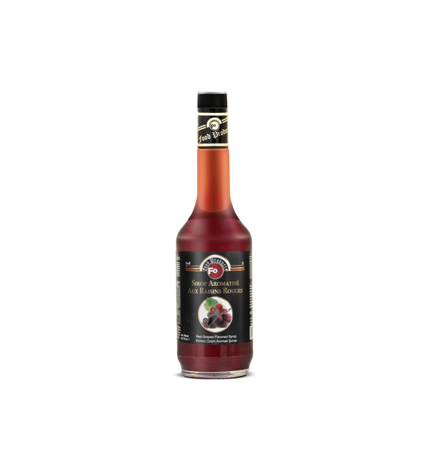FO Red Grape Flavored Fruit Syrup 700 Ml.