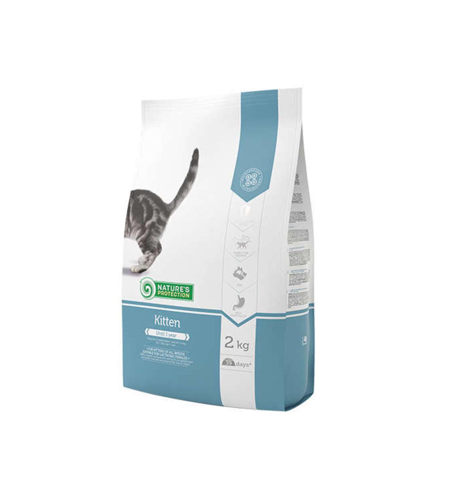 Nature's Protection Np Kitten Poultry With Krill Up To 1 Year All Breeds 2kg Food For Kittens