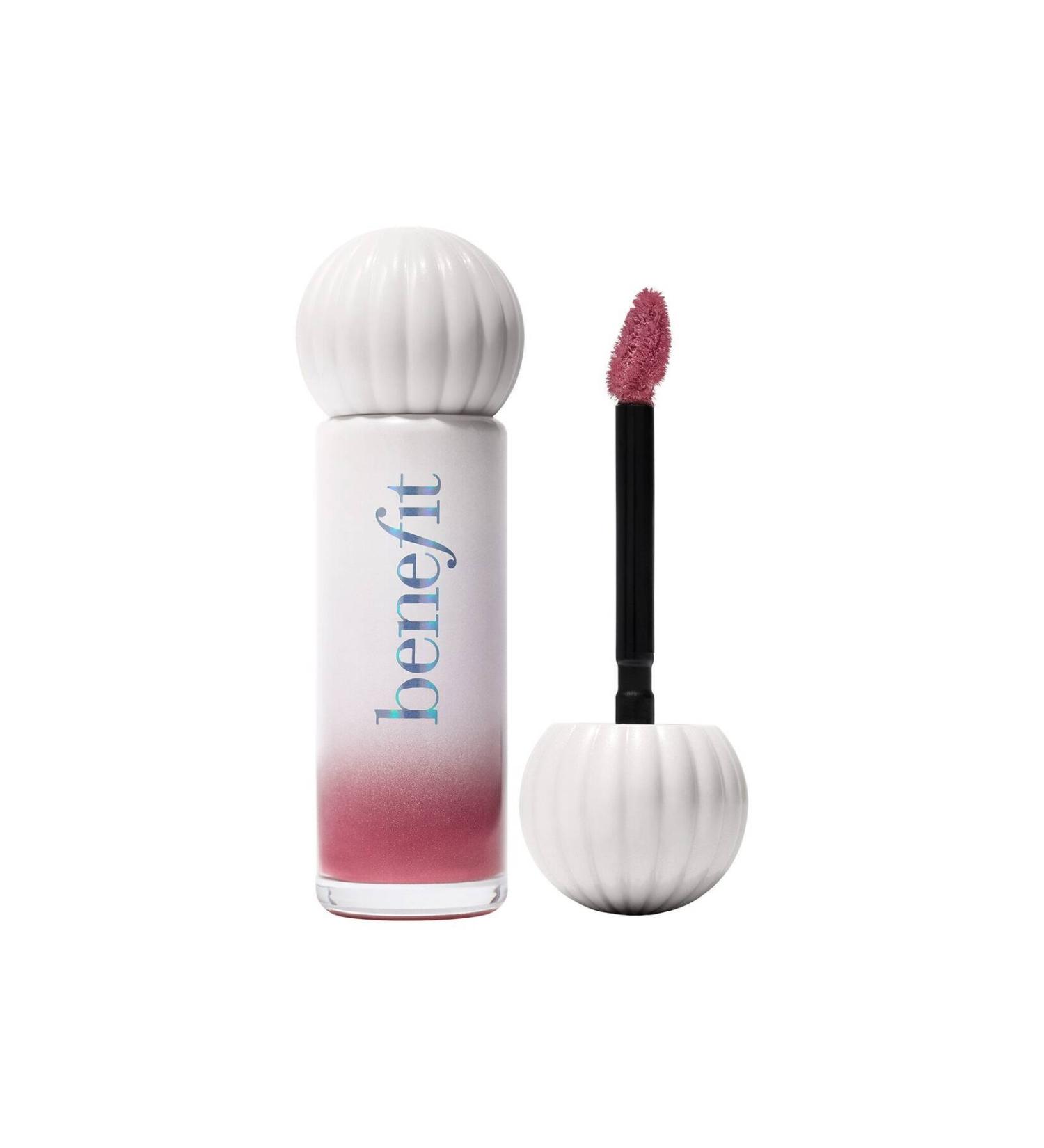 benefit cosmetics Shine Gloss Tint Liquid Lipstick Offering a Smooth and Flawless Appearance to Lips - 21 DkHair1386