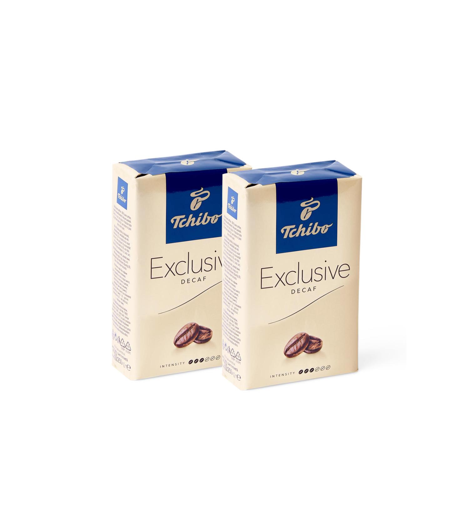 Tchibo Exclusive Decaf Decaffeinated Ground Filter Coffee 2x250g