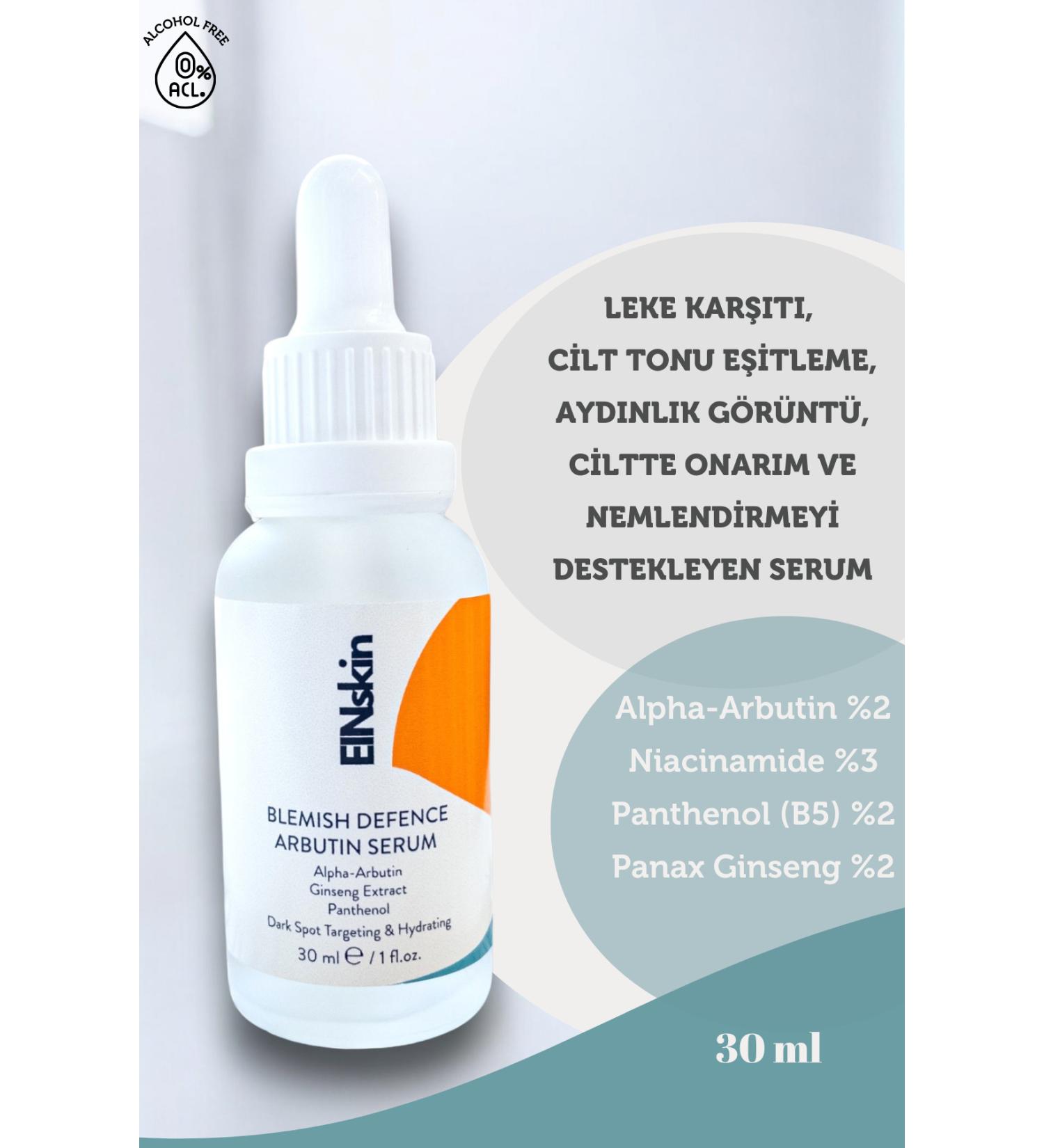 Einskin Anti-Spot Arbutin Serum 30 ml (Alpha-Arbutin Niacinamide Panthenol(B5) and Ginseng) - Buy Online on GoSupps.com