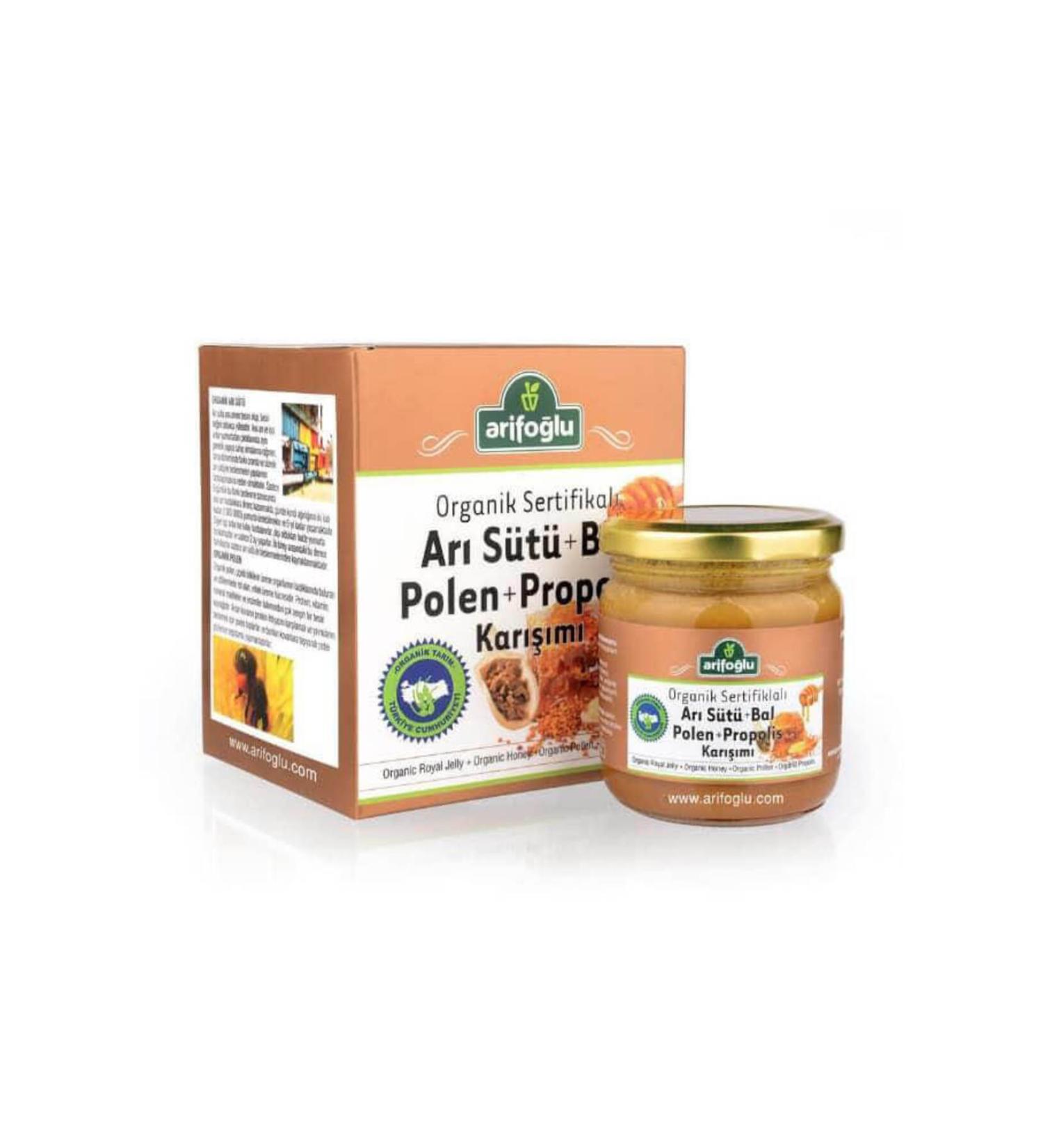Arifo lu Organic Royal Jelly Honey Pollen Propolis Paste 230g