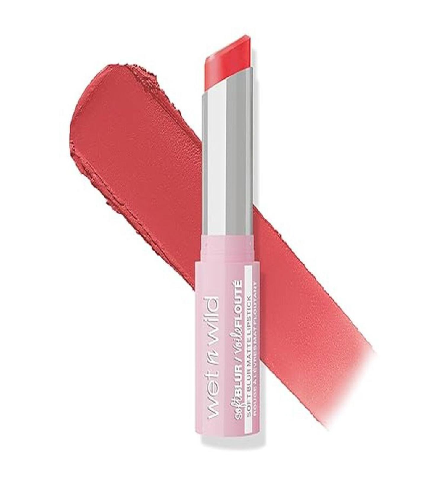 WET N W LD Soft Blur Matte Lipstick Velvety Semi-Sheer Layered Color Soft Matte Powder Finish Matte Lipstick - Buy Online on GoSupps.com