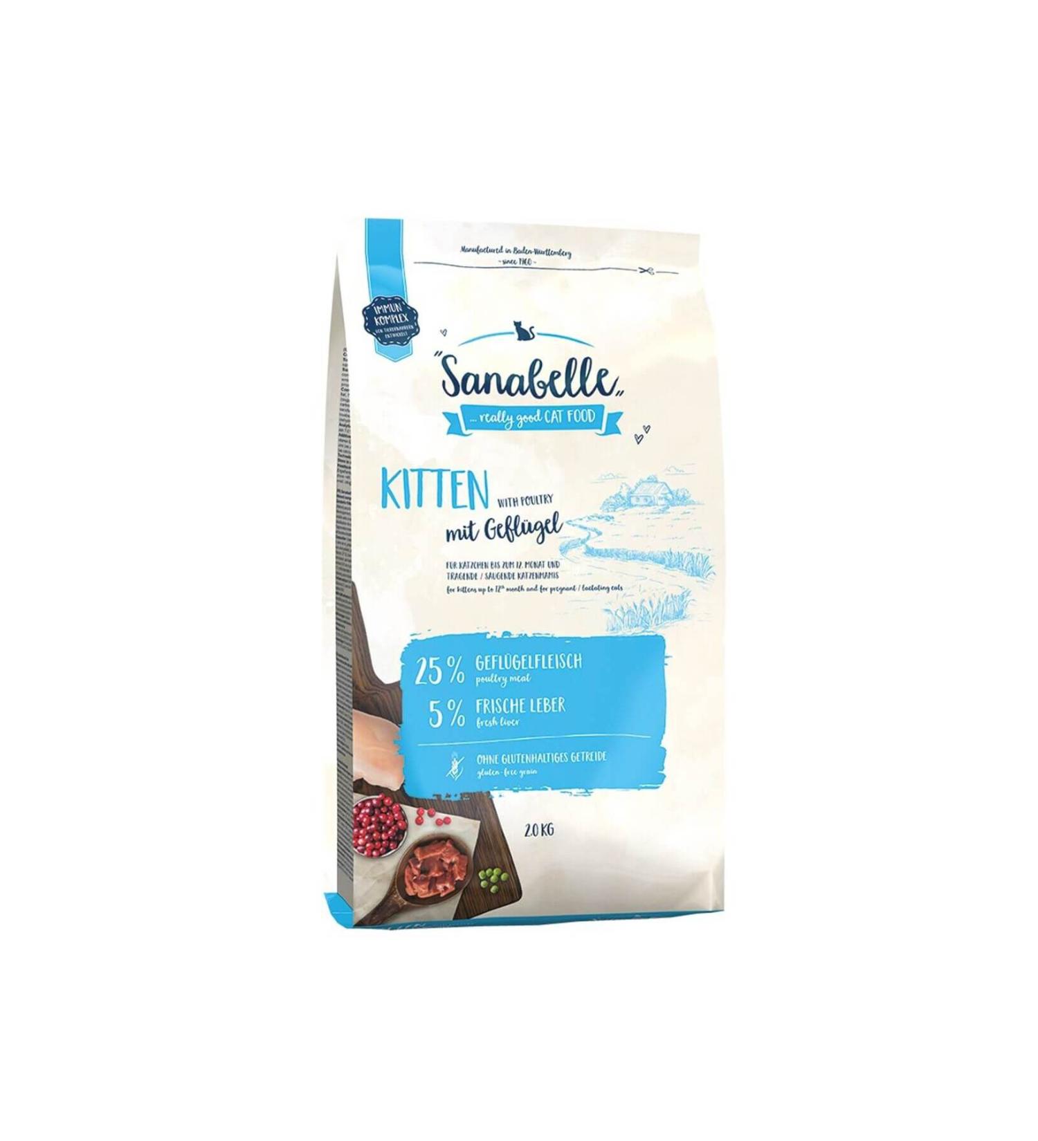 Sanabelle Kitten Kitten Dry Cat Food 2 Kg