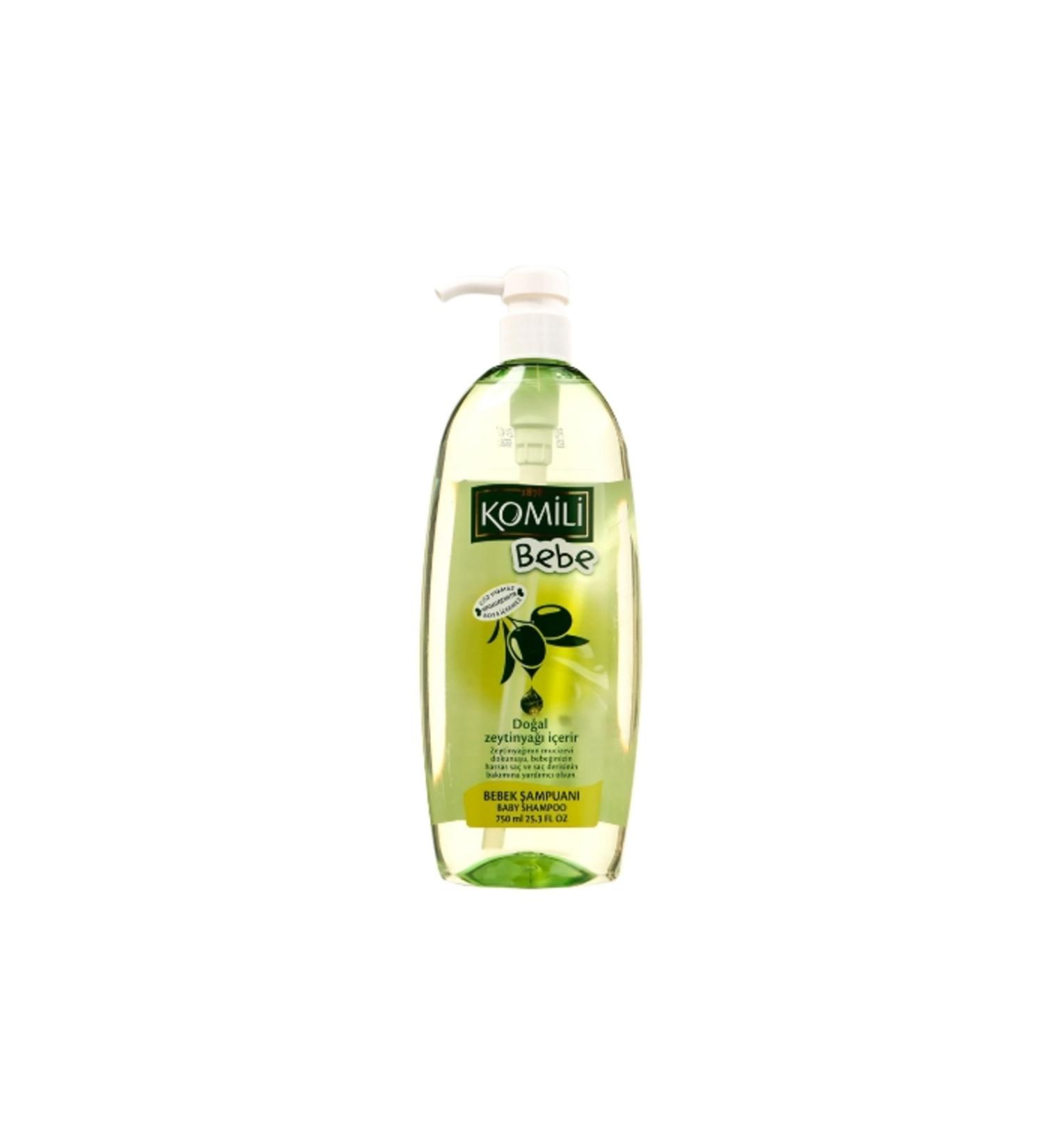 Komili Baby Shampoo 750 Ml. Natural Olive Oil (4-PIECE)