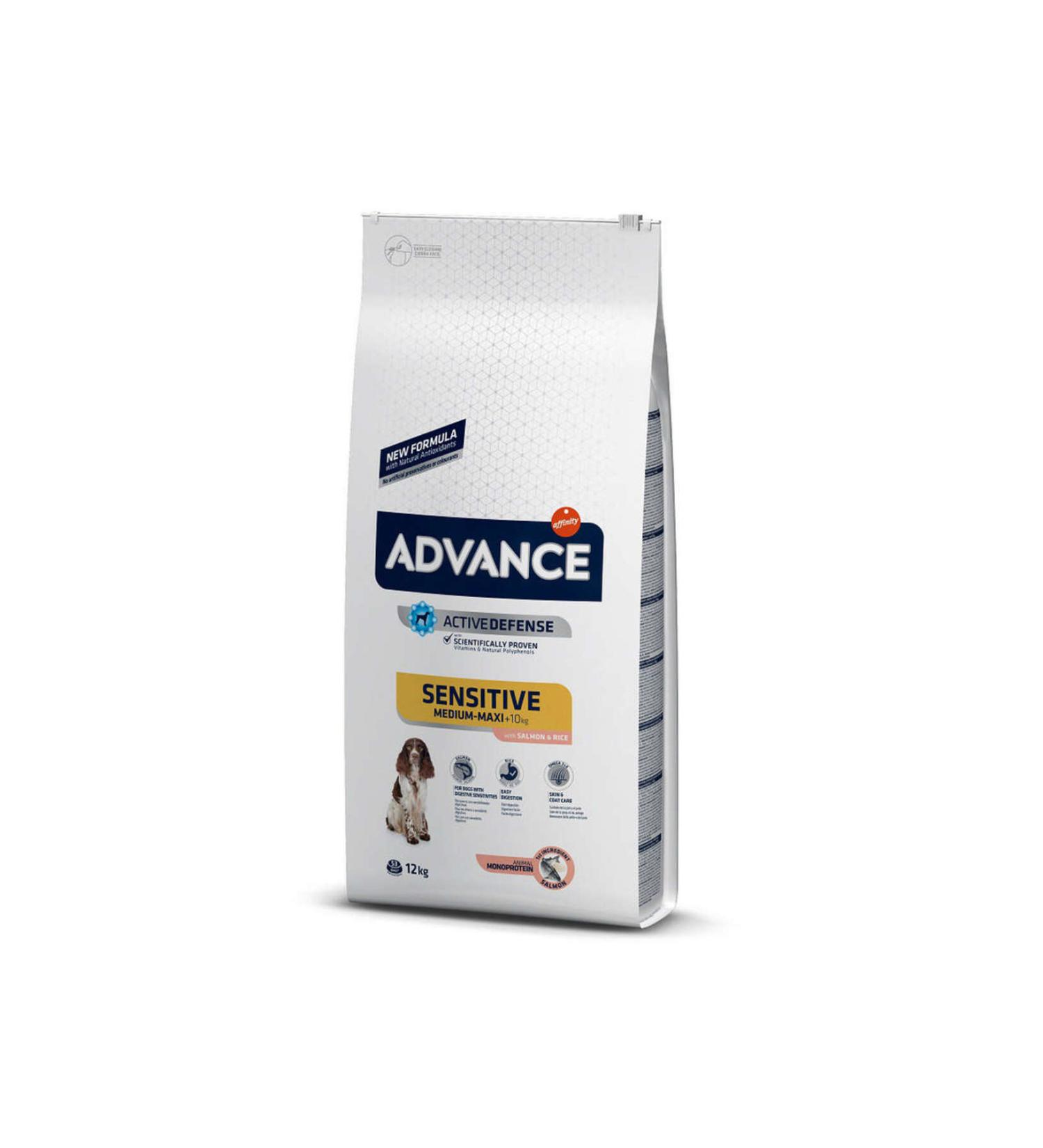 Advance Dog Sensitive Salmon & Rice 12 Kg 485125