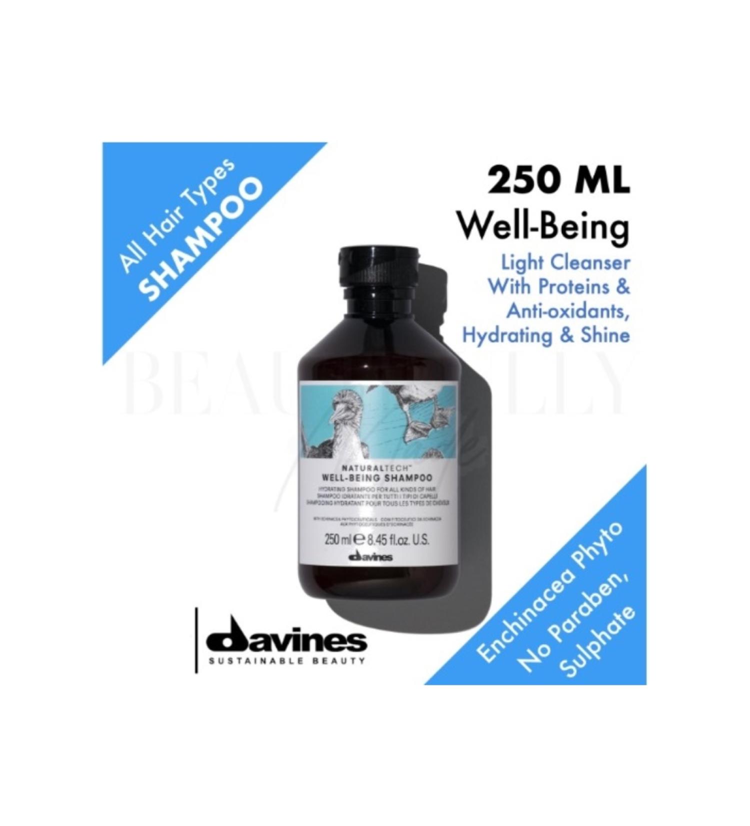 Davines Well-Being: Shine-Enhancing Sulfate-Free Daily Care Shampoo 8.45 fl.oz ECBEAUTYQ7