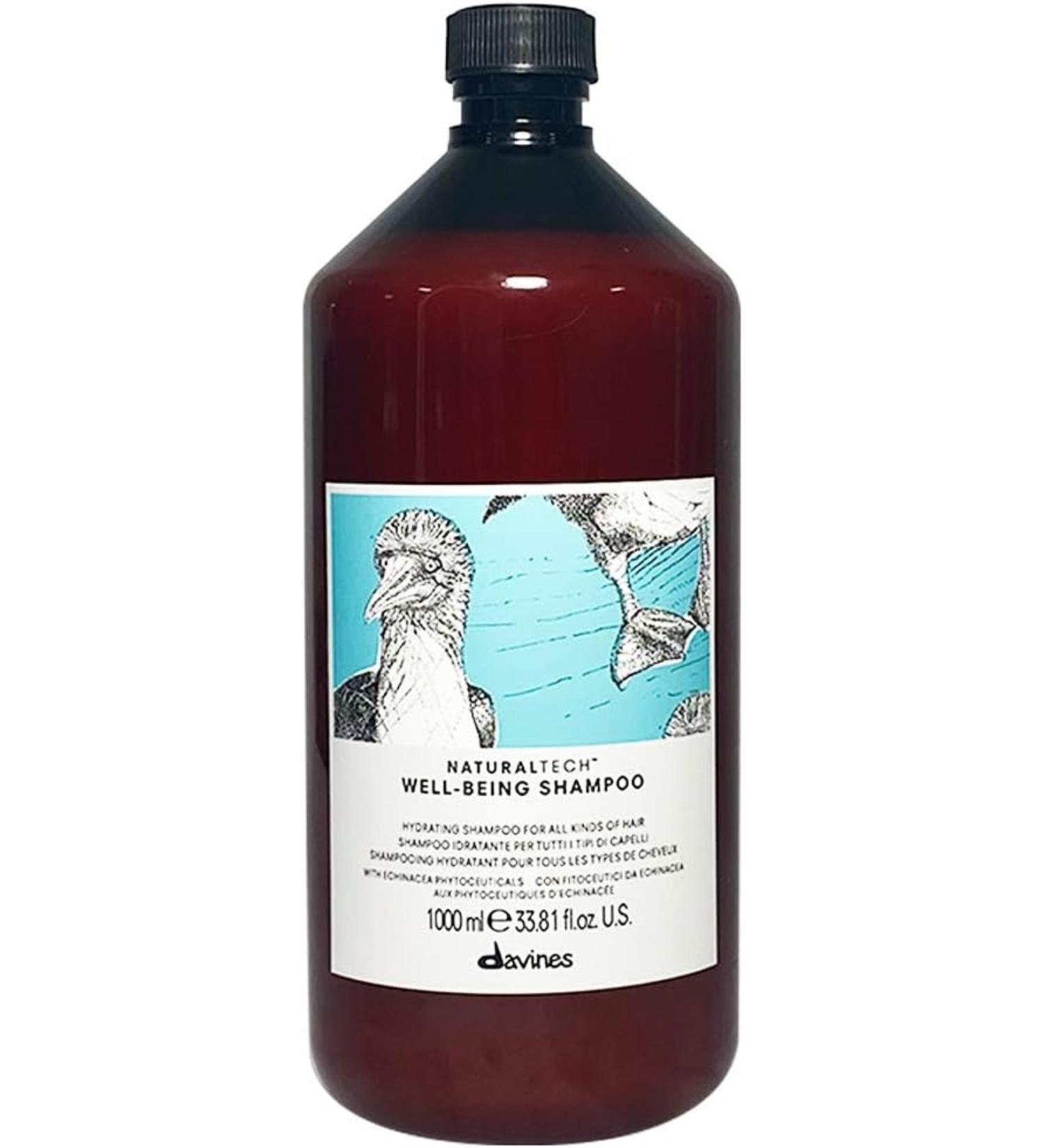 Davines Well-Being: Alcohol-Free Daily Care Shampoo with Shine 1000ml COD.71261 BEAUTYSECRETSQ27