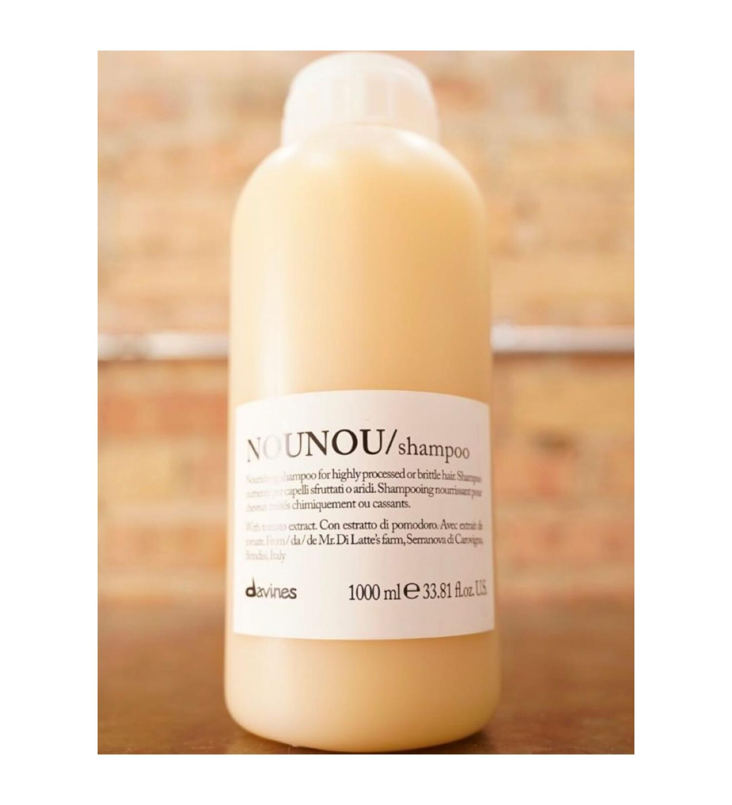Davines PROVITAMIN B5 SHAMPOO FOR STRAIGHTENED HAIR: NOUNOU 1000 ML BEAUTYSECRETSQ13