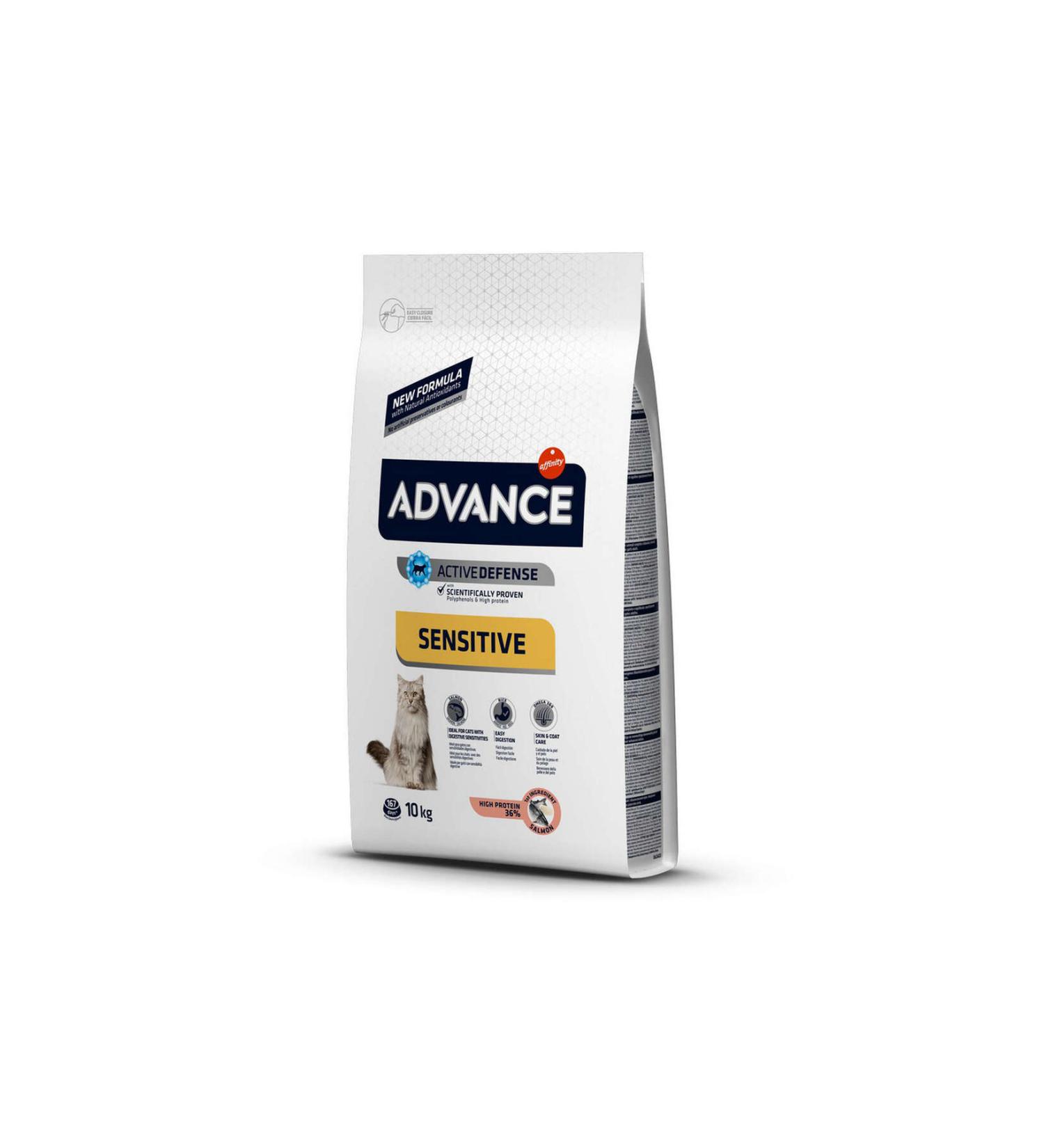 Advance Cat Adult Salmon Sensitive 10kg 543133