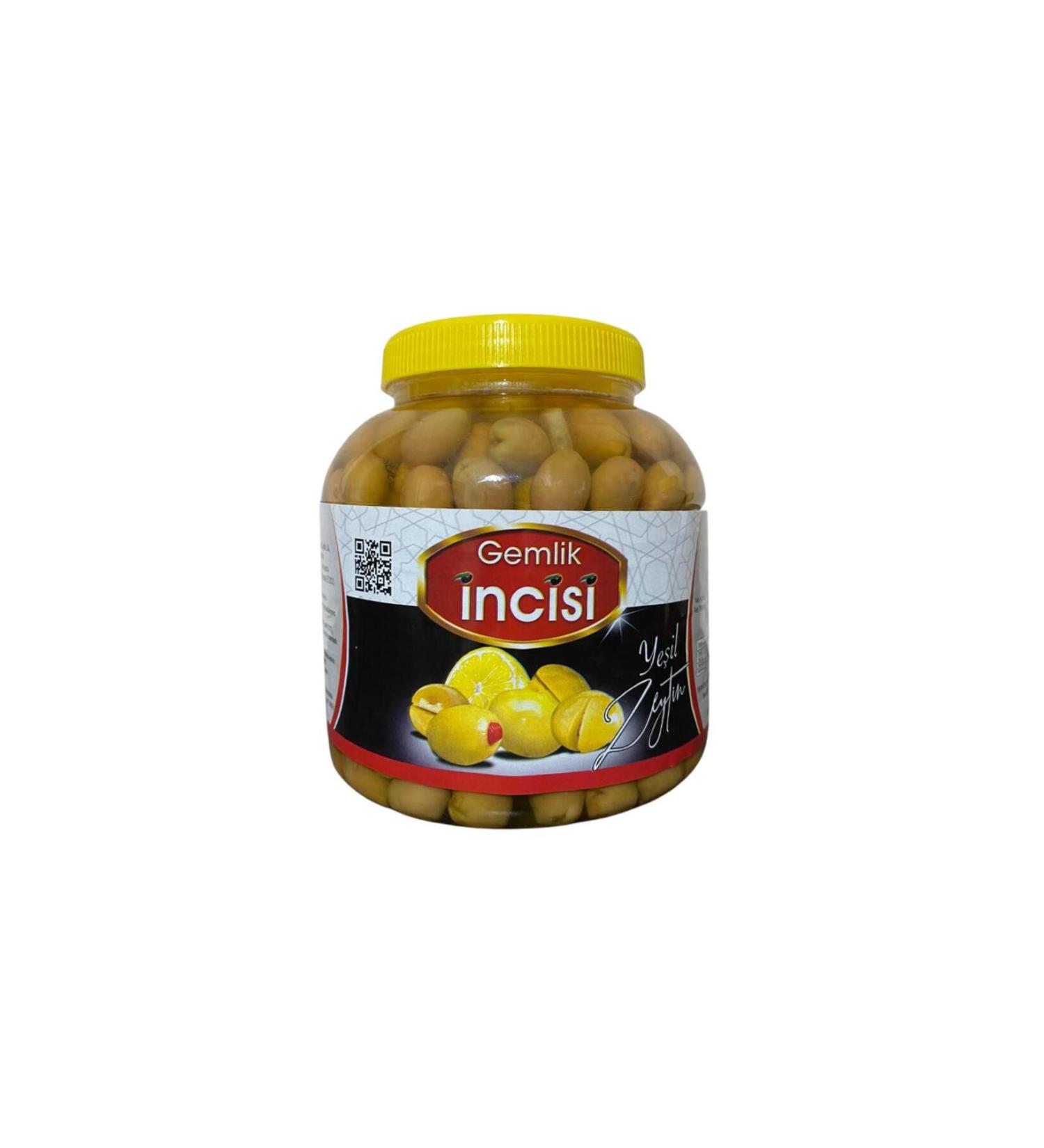 GEMLIK PEARL GREEN OLIVES 1KG