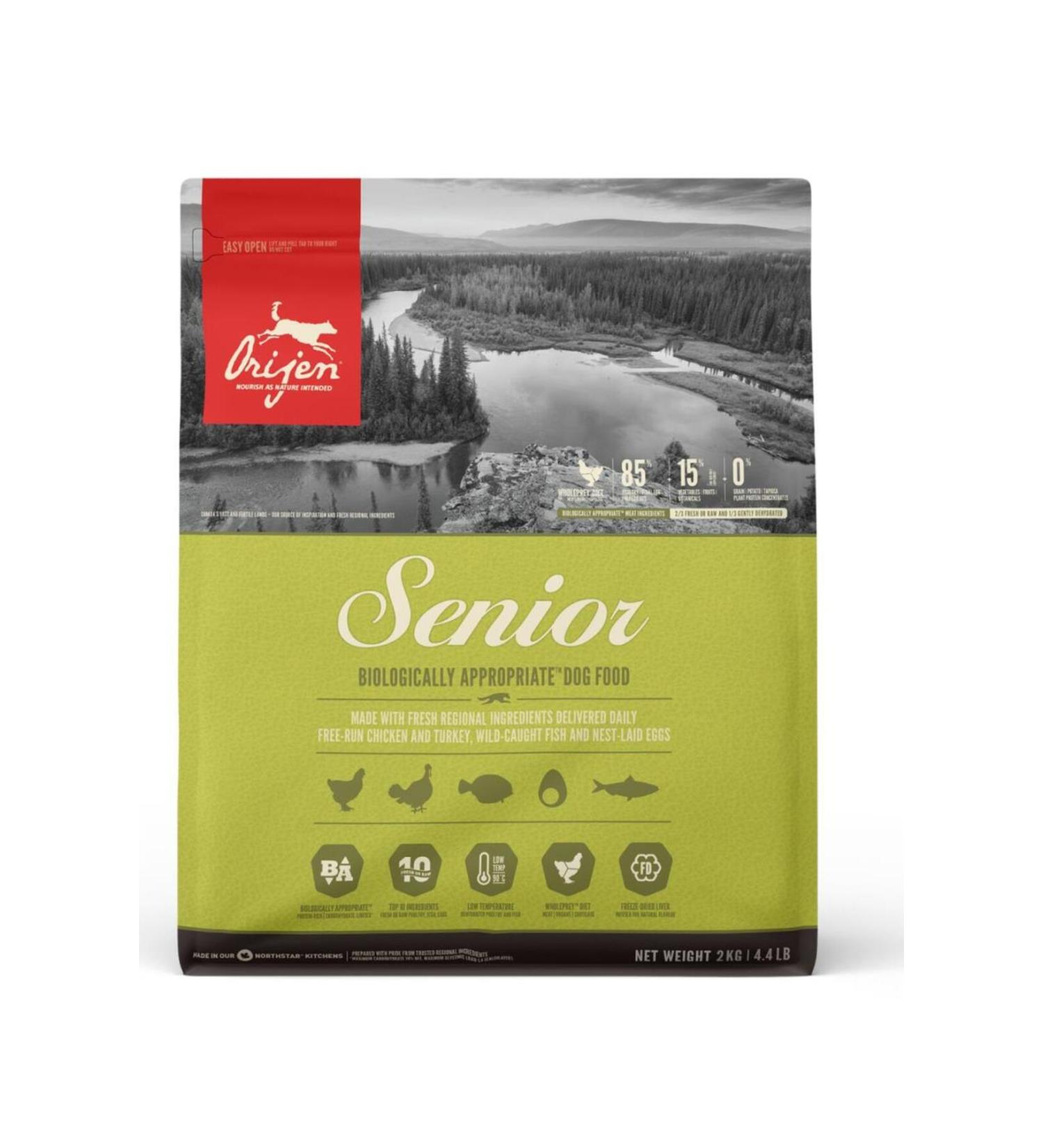 Orijen Senior Grain Free Senior Dog Food 2 Kg - Petshopundan