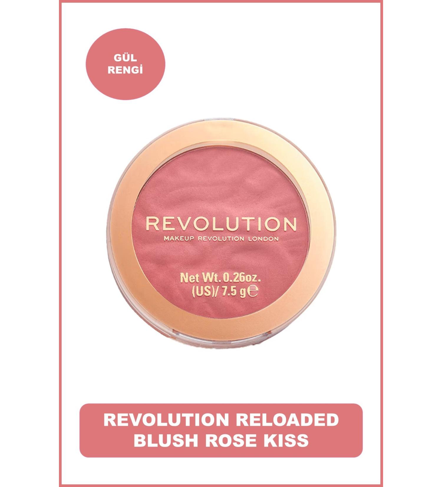 Revolution Reloaded Sheer Velvet Rose Kiss Blush - Buy Online on GoSupps.com