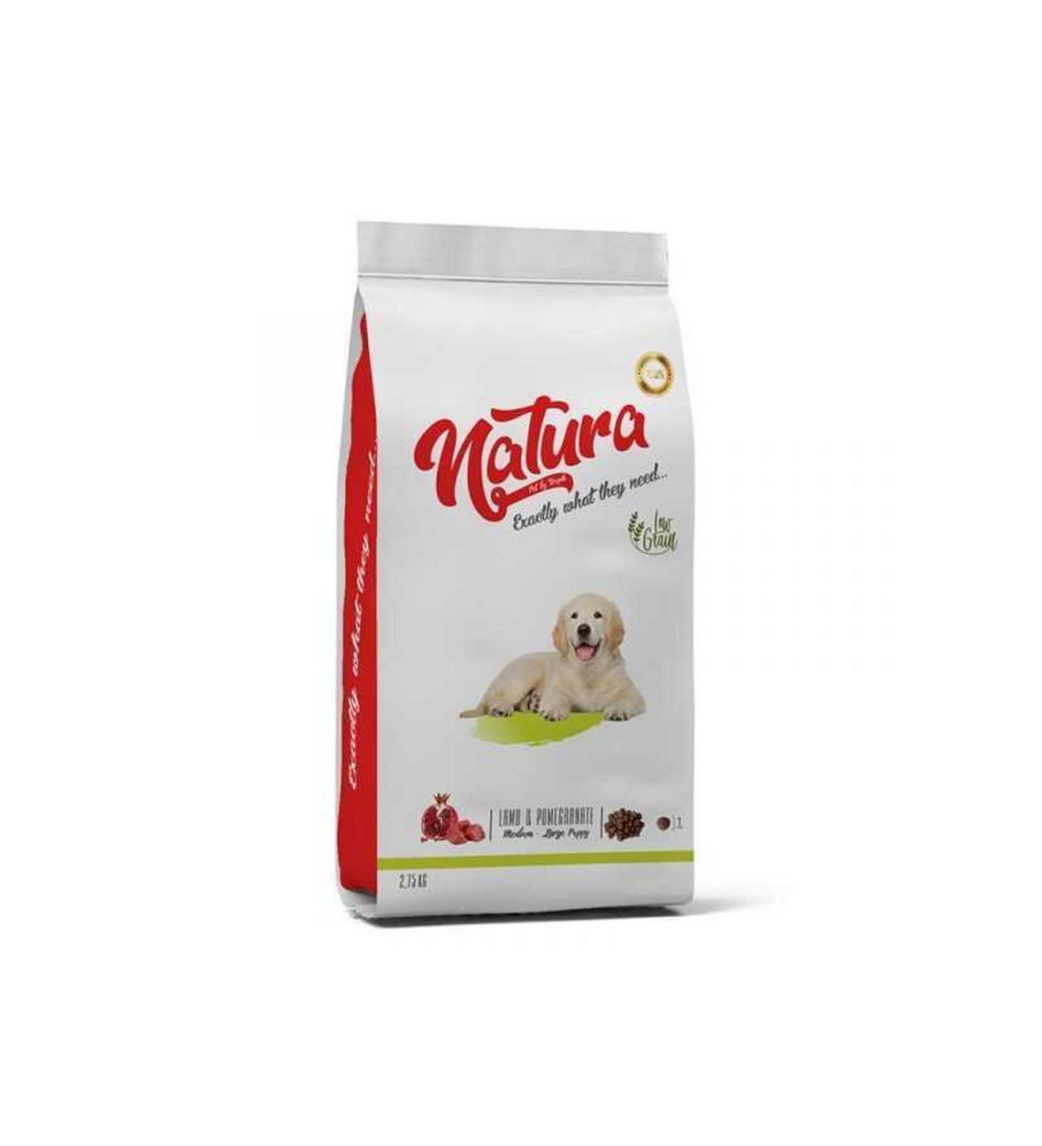 Natura Pet Low Grain Lamb _ Nar Medium and Large Breed Puppy M 2.75kg - Petshopundan
