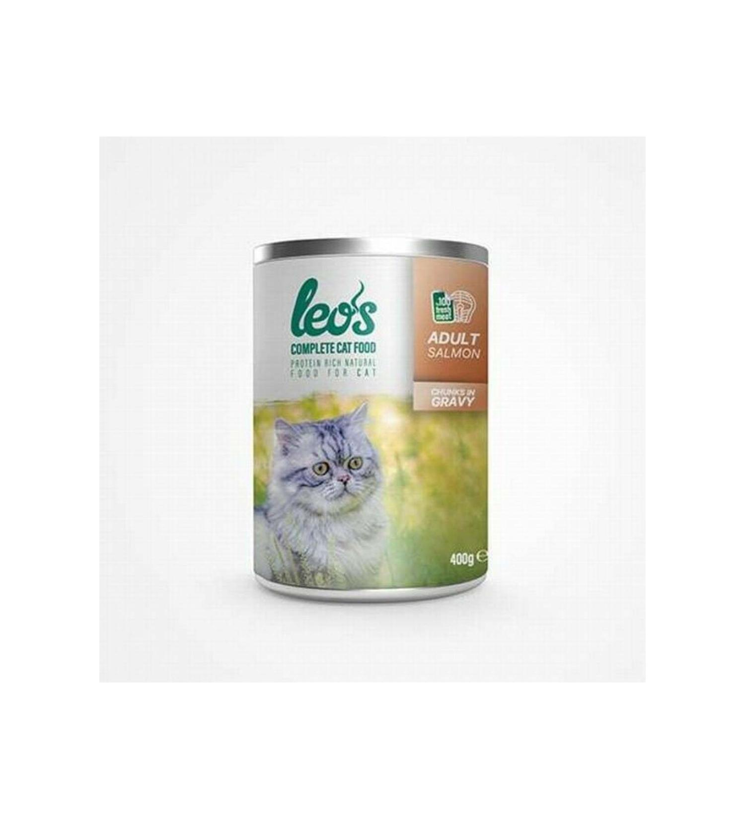 Furlo Adult Cat Canned Food with Salmon Pieces and Meat Sauce 12 Pieces 400 Gr - Petshopundan