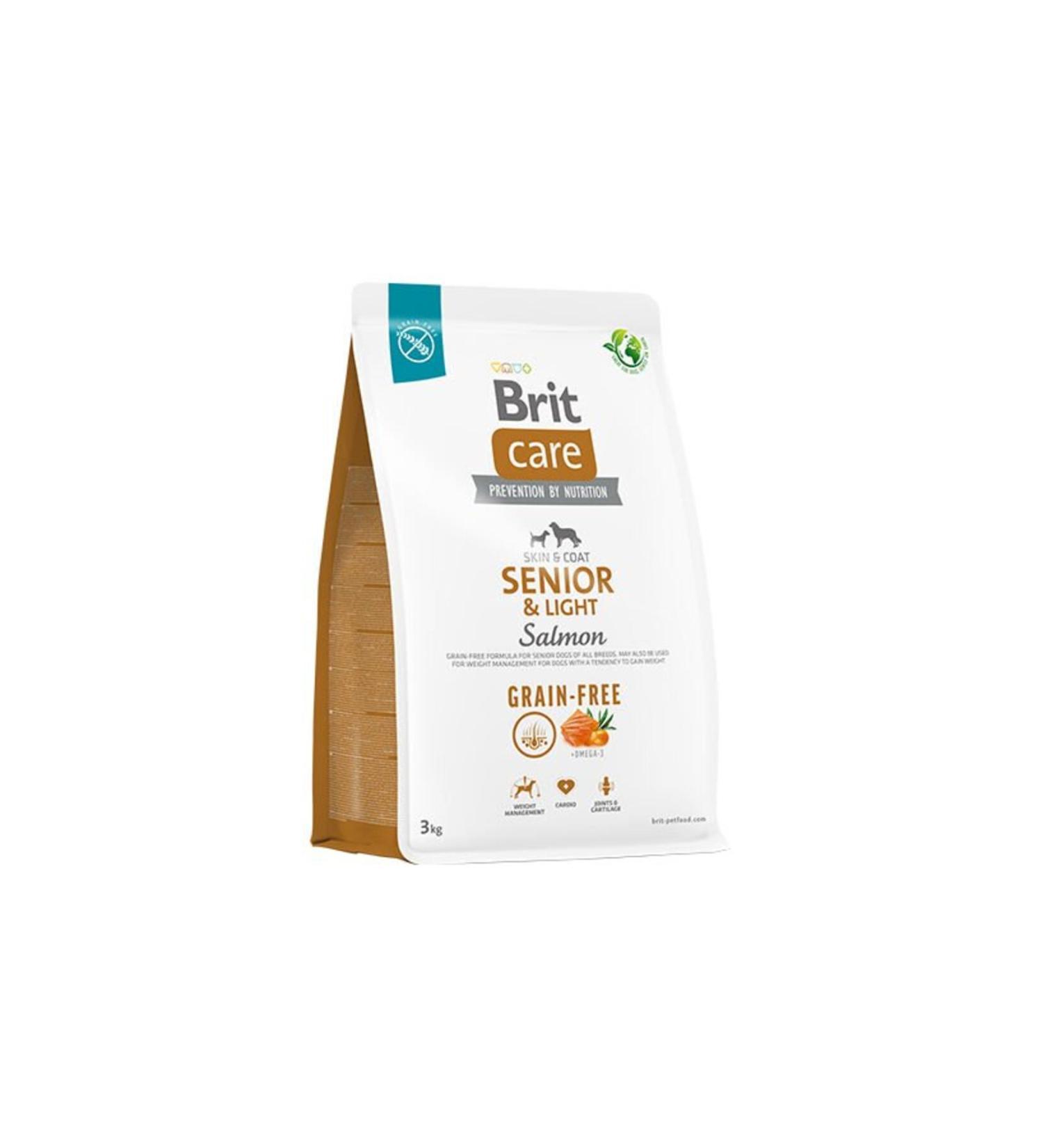 Brit Care Senior&light Skin&coat Salmon Grain-Free Old Dog Food 3 Kg - 790083