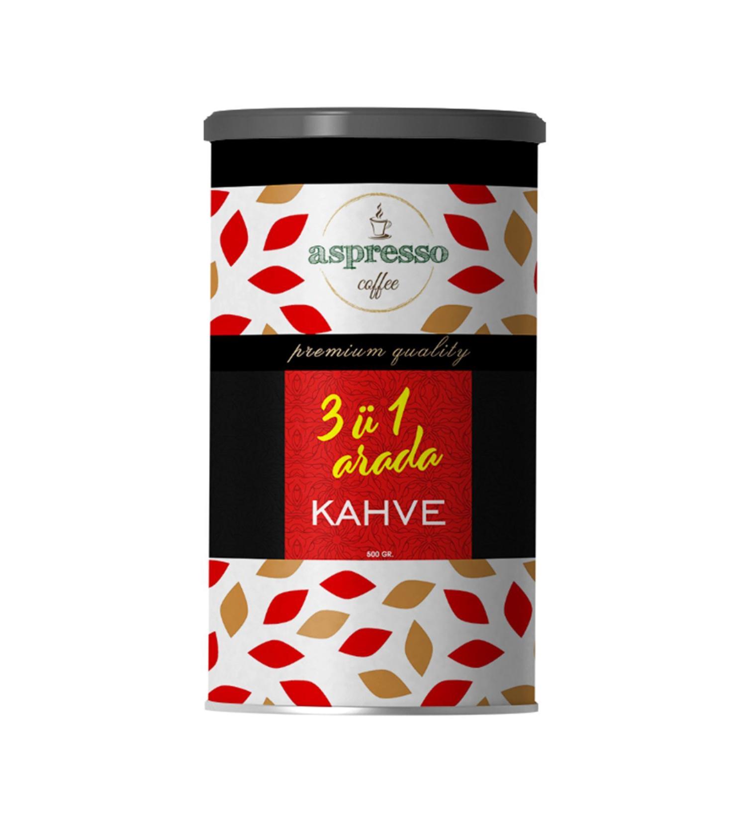 aspresso 3 1 Three in One 1000 Gr. Tin Box