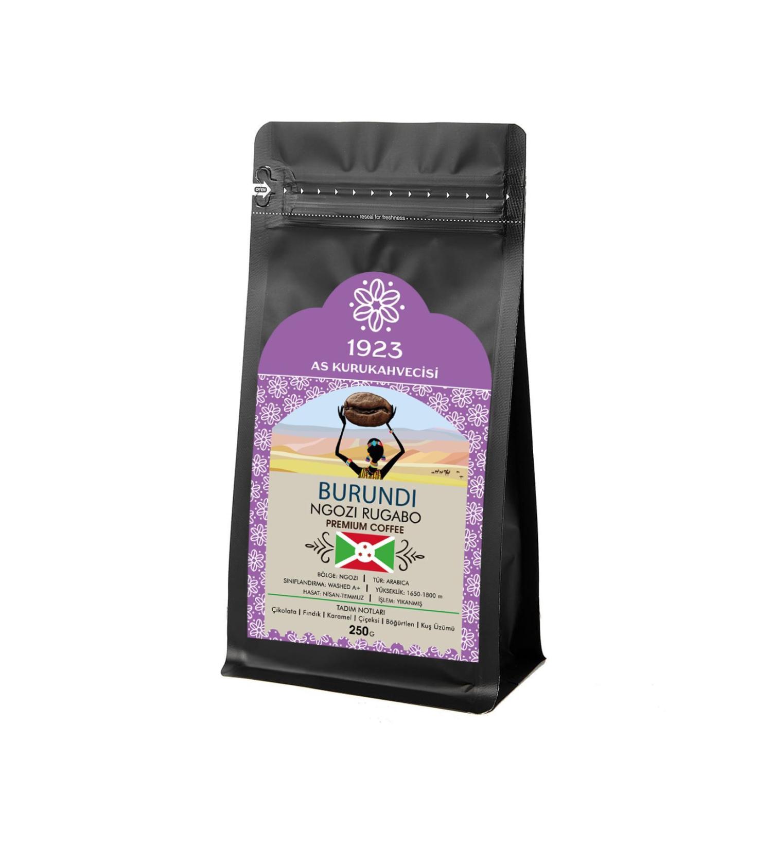 AS Kurukahvecisi Burundi Ngozi Rugabo Filter Coffee 250 Gr.