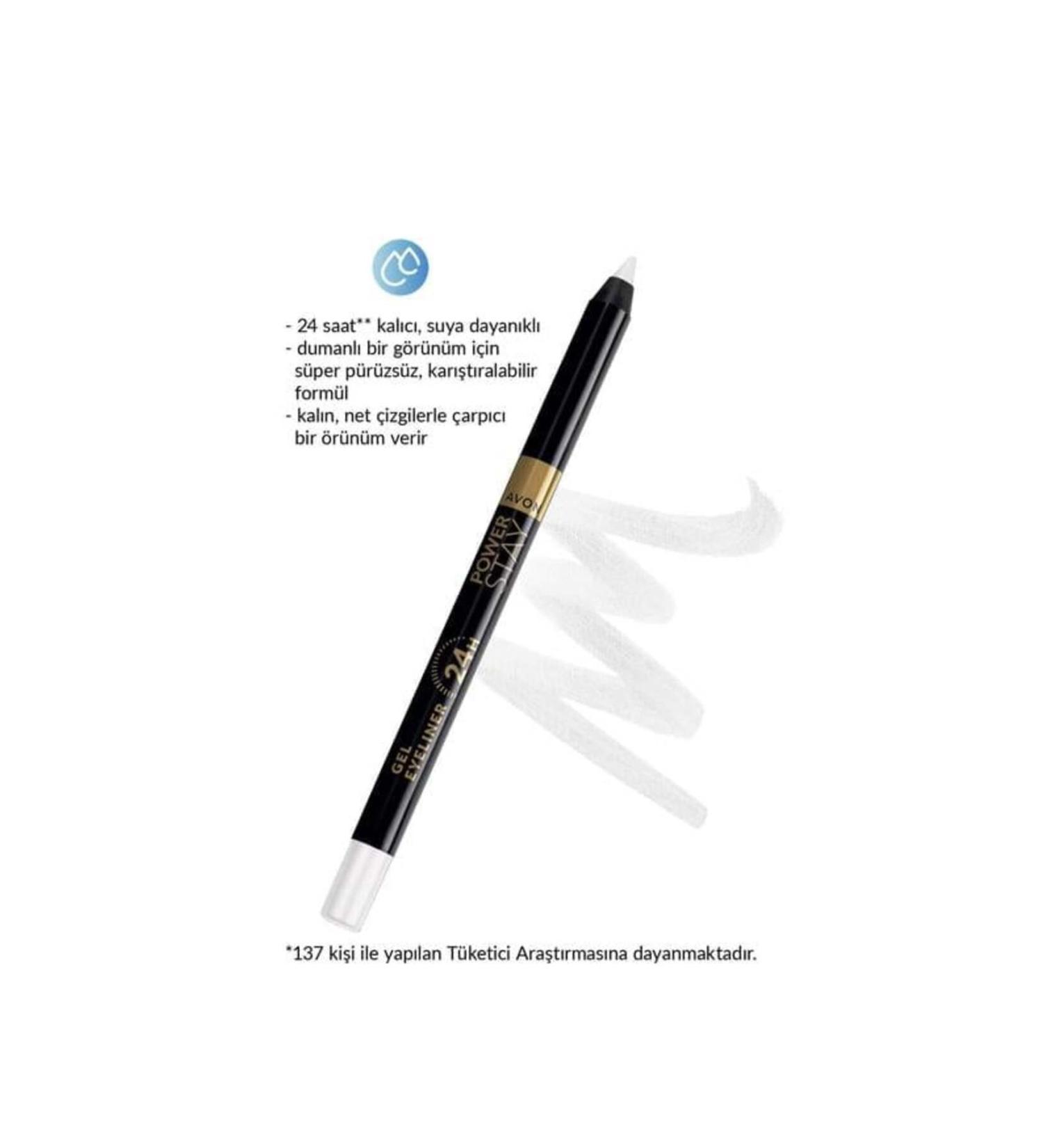 Avon Power Stay Gel Eyeliner White - Buy Online on GoSupps.com