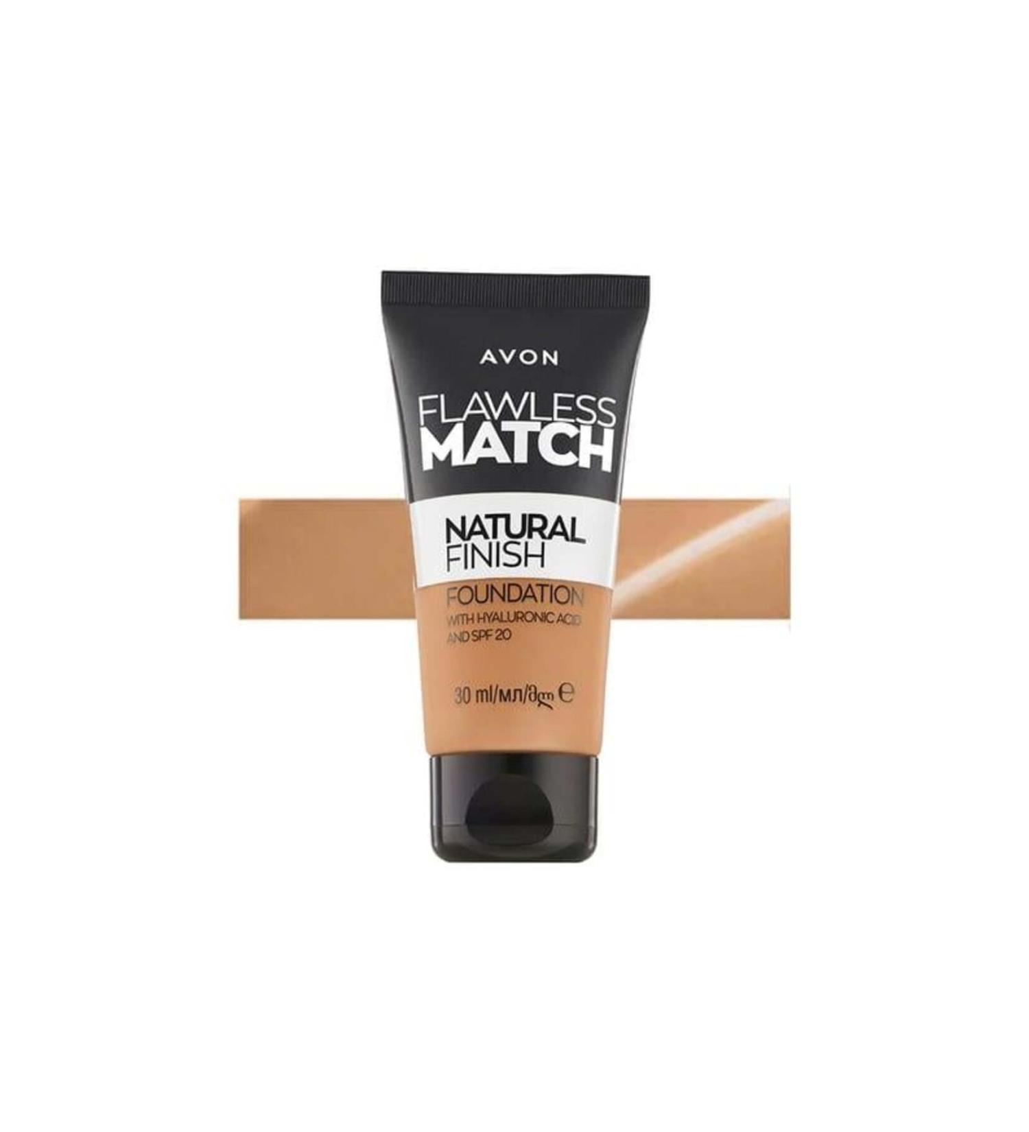 Avon Flawless Match Natural Liquid Foundation Spf20 30 Ml. Nude 228g
