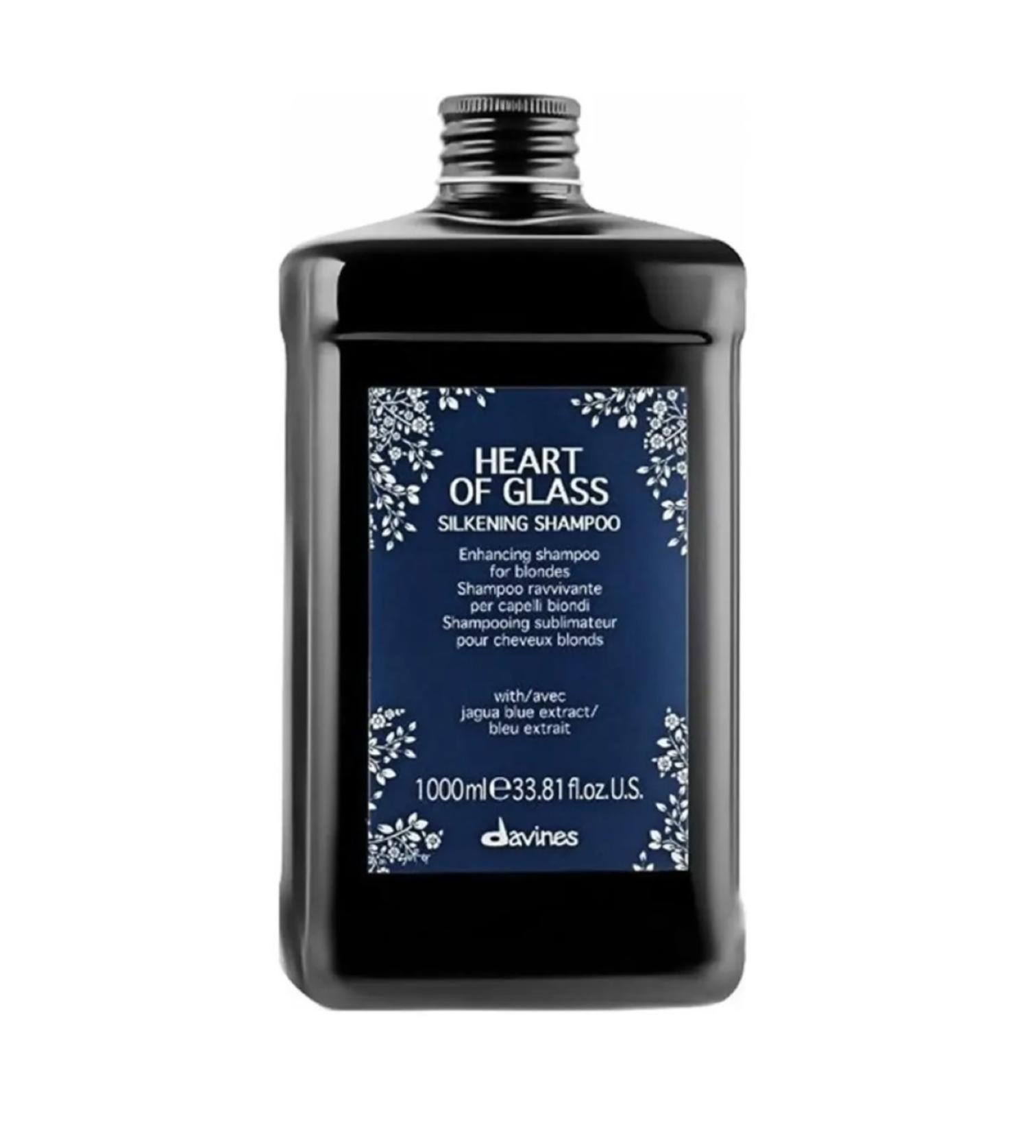 Davines Cosmetics Nourishing Shampoo For Processed Hair 33.81 Fl.oz. Heart Of Glass Q19kuatto