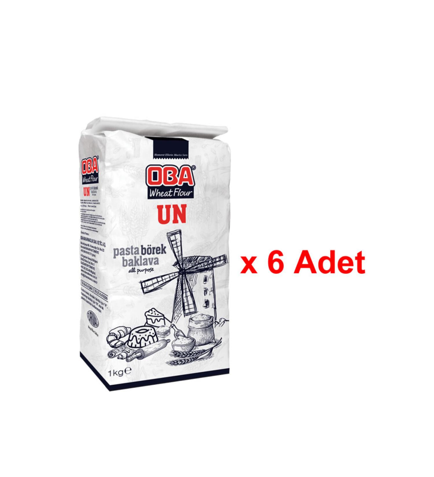 OBA Wheat Flour 6 X 1 Kg