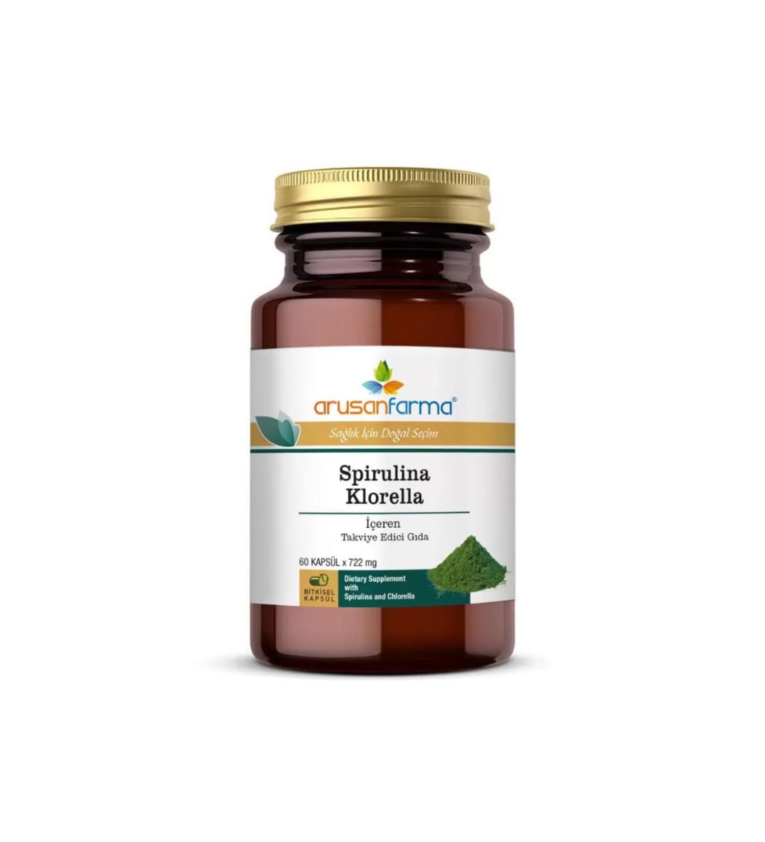 Chlorella&spirulina 60 Capsules
