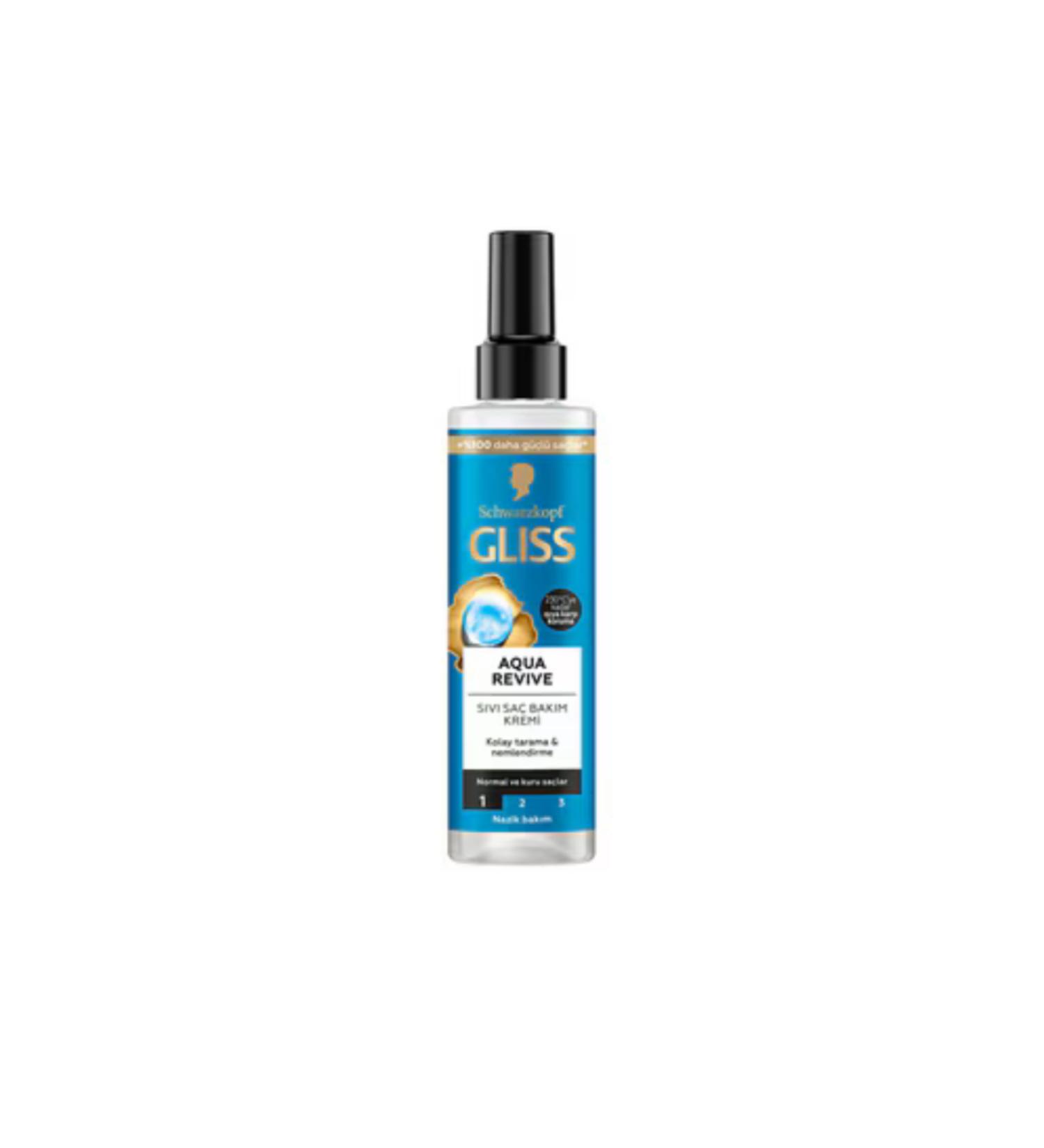 Gliss Aqua Revive Moisturizing Liquid Conditioner 200 ml - Buy Online on GoSupps.com