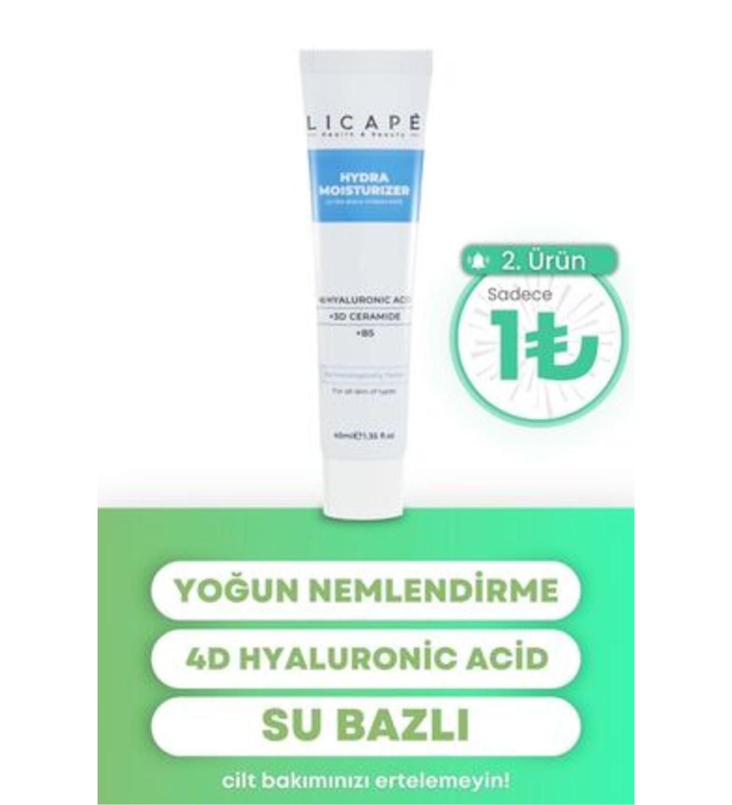 NOVAFACE STD Intensive Moisturizing Brightening 4D Hyaluronic Acid Water Based Moisturizer Cream 40ml Classic