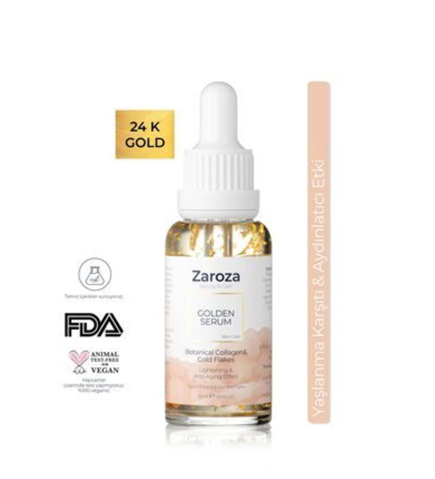 NOVAFACE STD Golden Serum | Anti-Aging 24k Gold Leaf Serum - 30 ml Classic