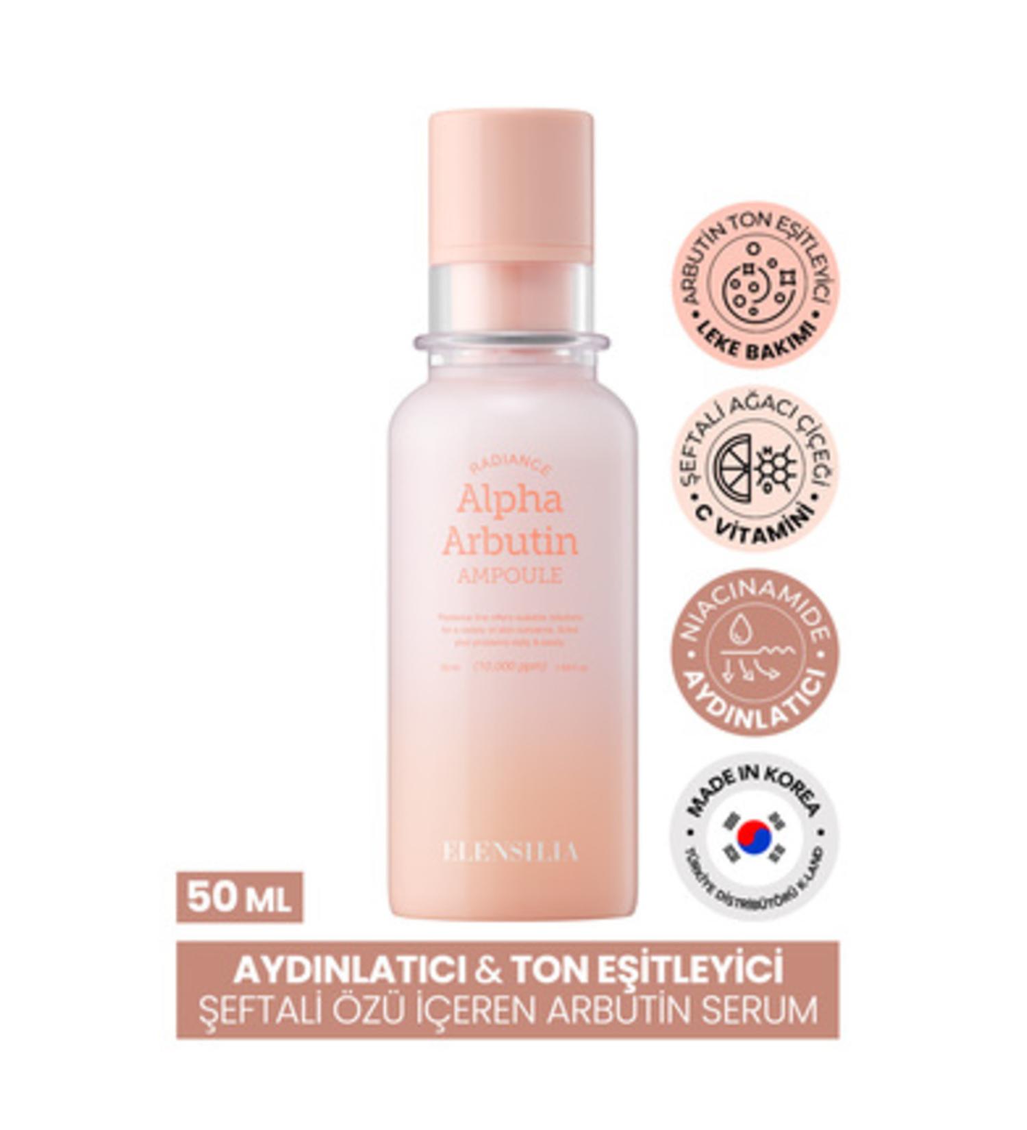 NOVAFACE STD Brightening Firming Arbutin Serum ELENSILIA Radiance Alpha Arbutin Ampoule 50ml Classic