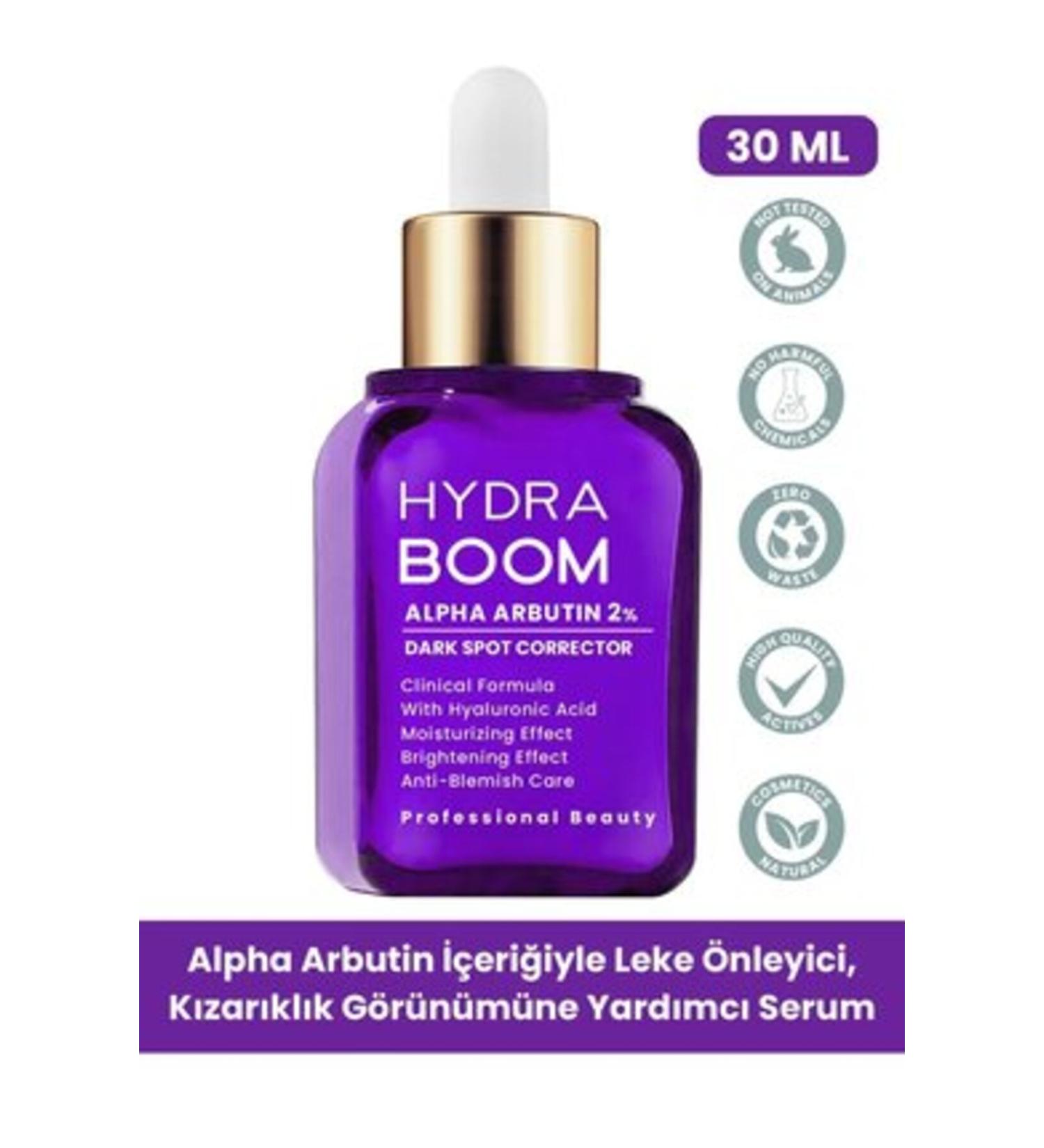 NOVAFACE STD Hydra Boom Anti-Spot Tone Equalizer Alpha Arbutin 2% Skin Serum 30 ml Classic