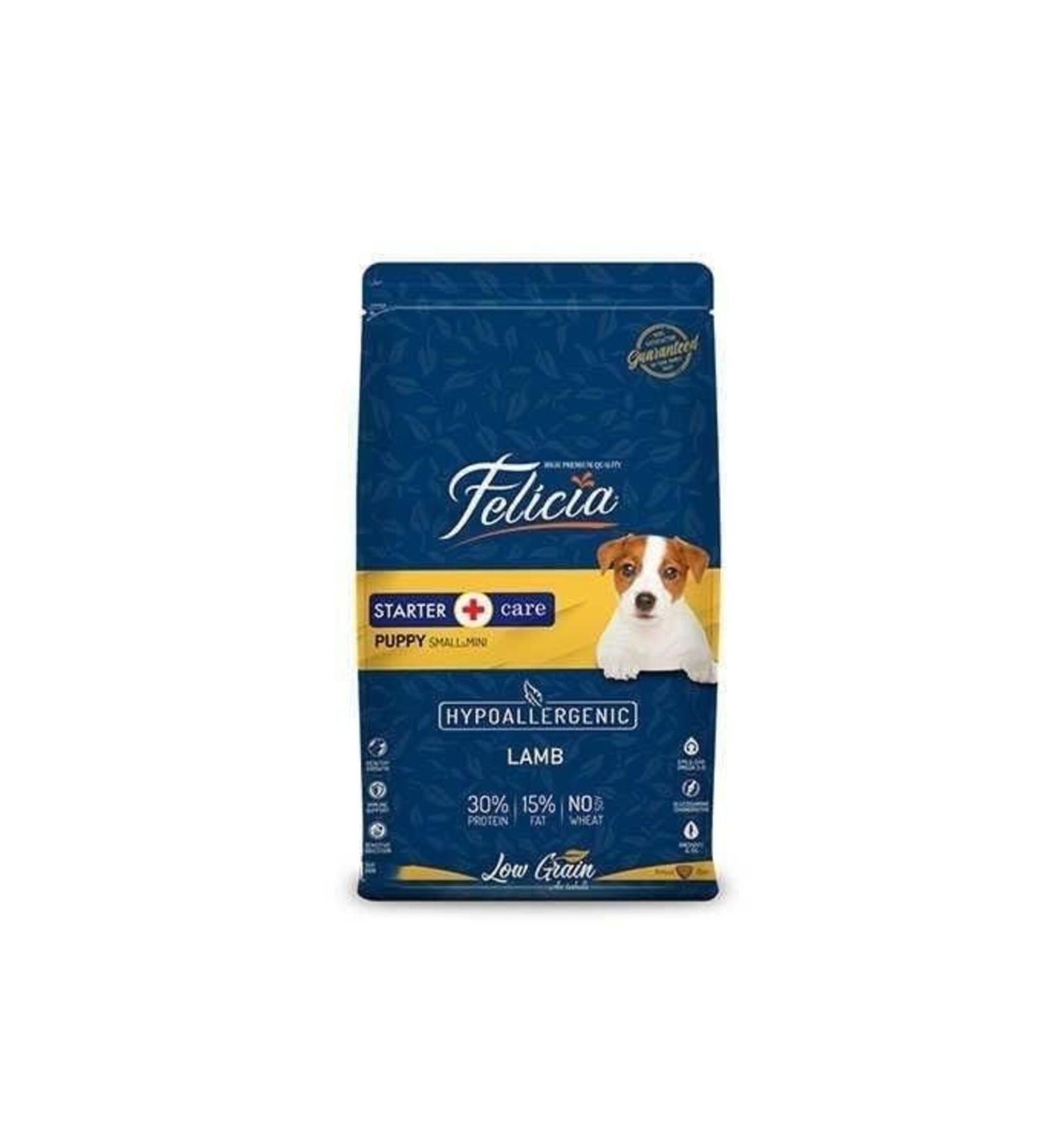 Felicia Hypoallergenic Small and Medium Breed Lamb Low Grain Puppy Food 3 Kg
